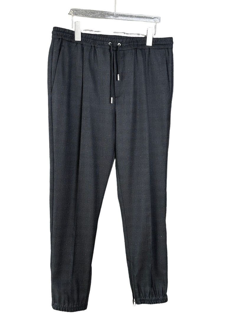 Dior × Hedi Slimane Dior Homme 07AW Runway Black Drop Crotch Pants