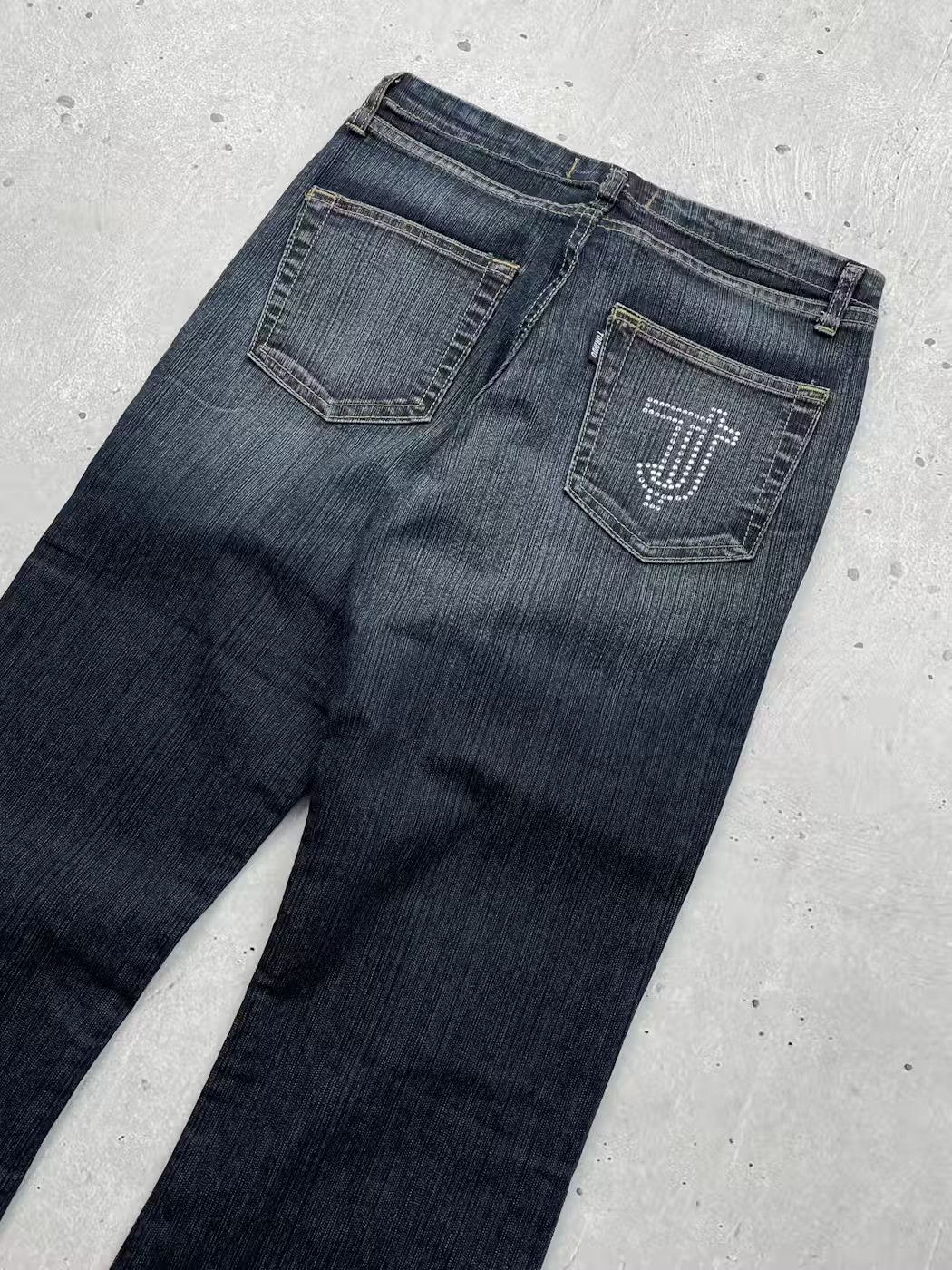 Japanese Brand × Vintage Vintage Flare Jeans Size US 28 / EU 44 - 7 Thumbnail