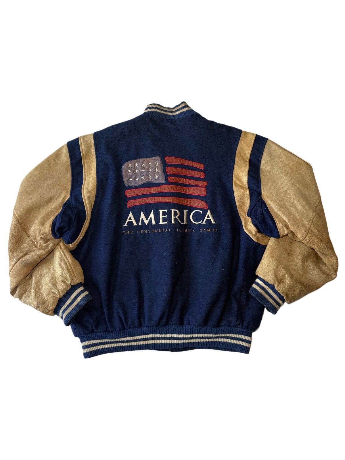 Other Vintage 1996 Olympic Games Varsity Jacket Size US L / EU 52-54 / 3 - 5 Thumbnail