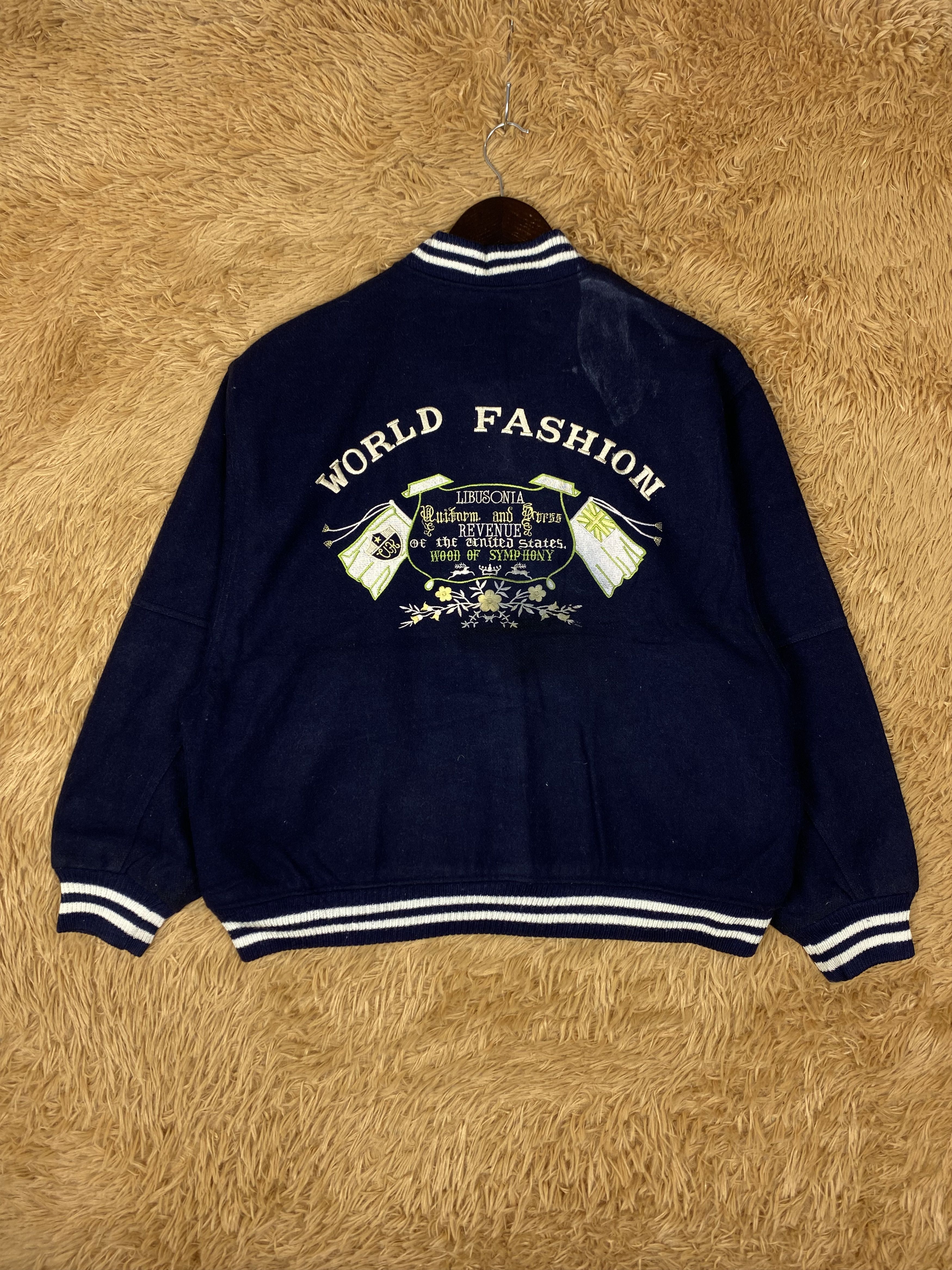 Vintage Vintage Wood of Symphony Varsity Jacket DJ0324 Size US M / EU 48-50 / 2 - 6 Thumbnail