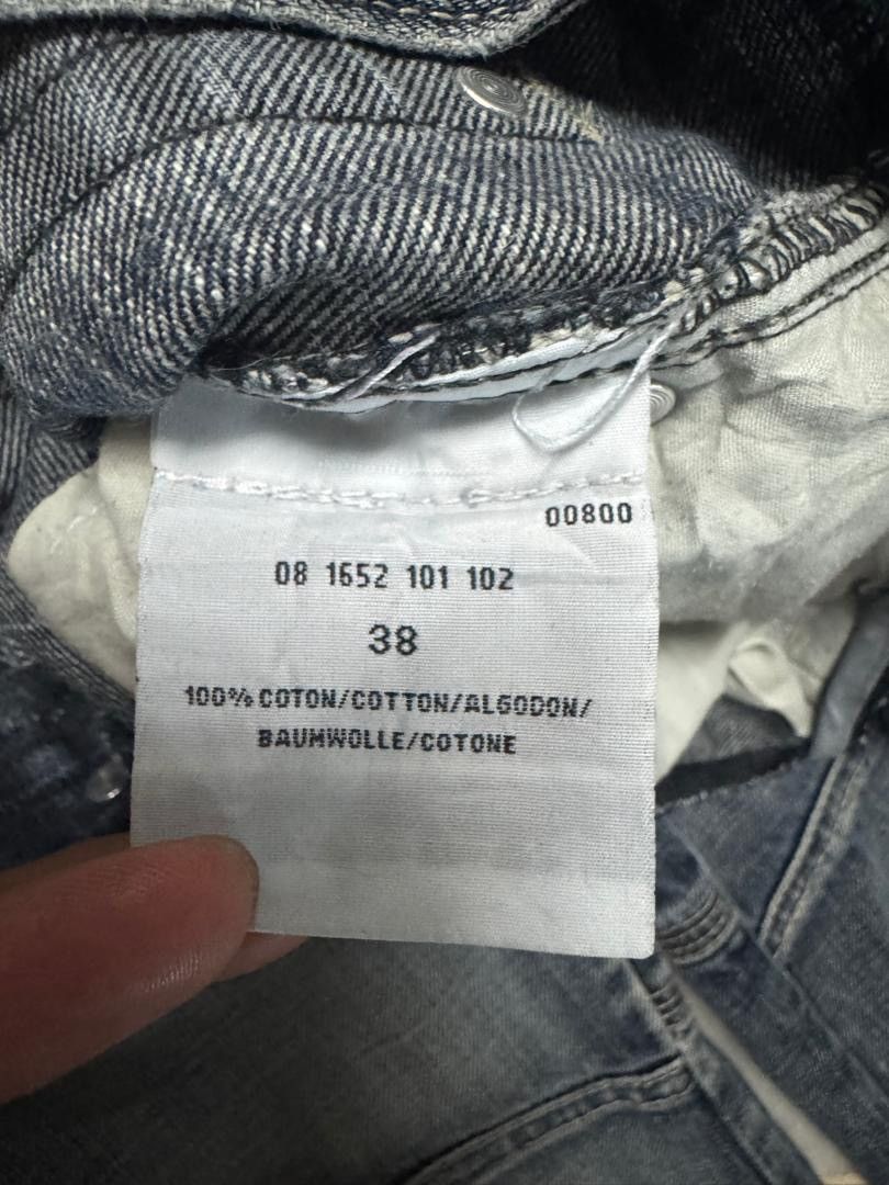 Tornado Mart Vintage 90s Style Japanese Denim Washed Distress Double knee Size US 31 - 11 Thumbnail