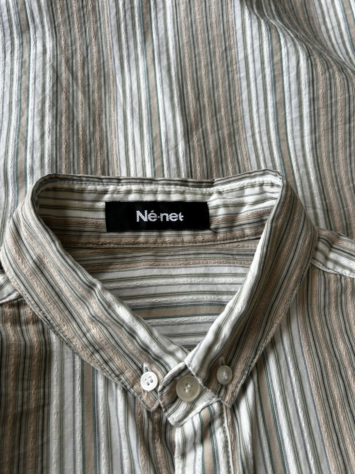 Issey Miyake Ne-net Stripes Shirt Size US XS / EU 42 / 0 - 6 Thumbnail