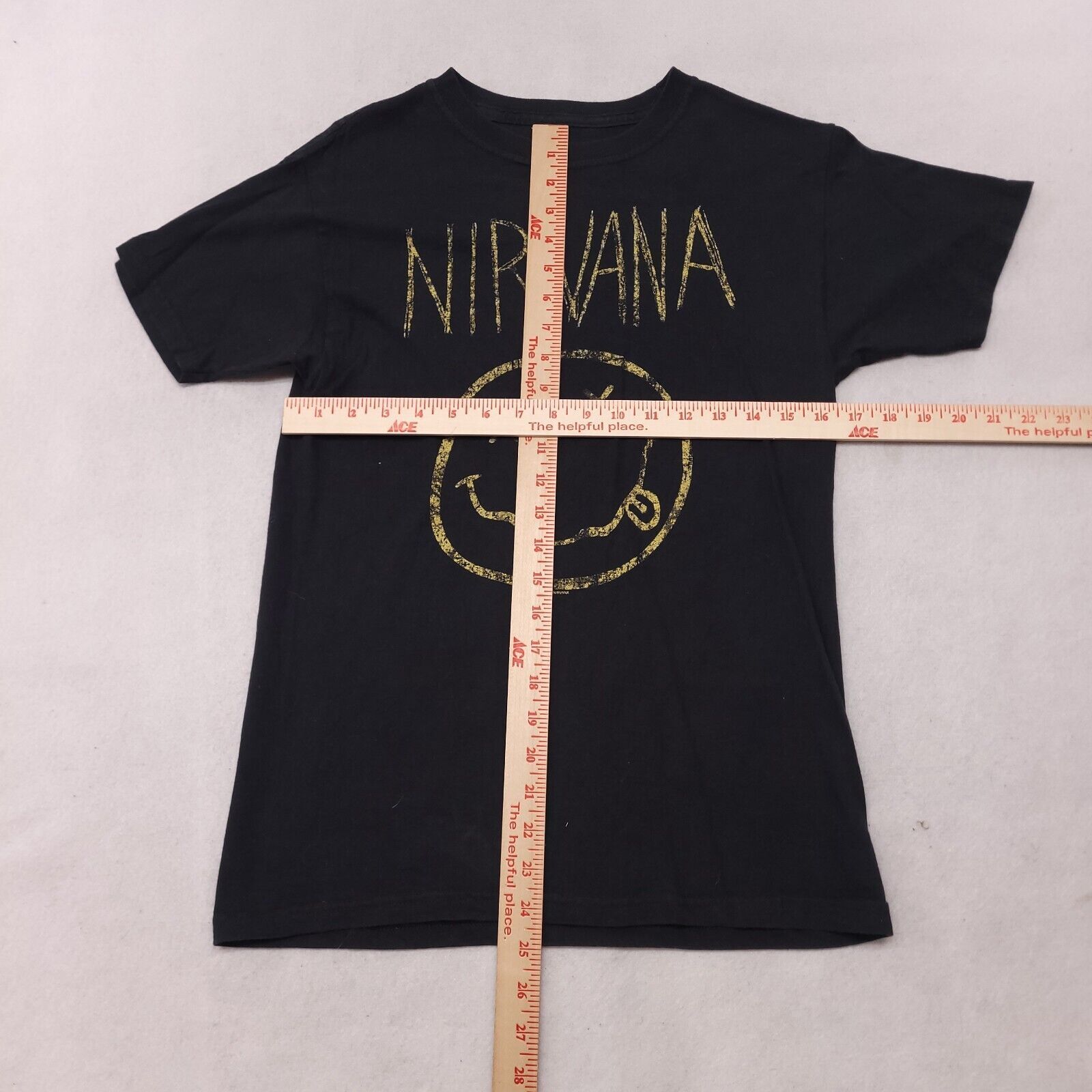 Nirvana Nirvana Casual Graphic T-Shirt Adult Mens Size Small S Black Size US S / EU 44-46 / 1 - 7 Thumbnail