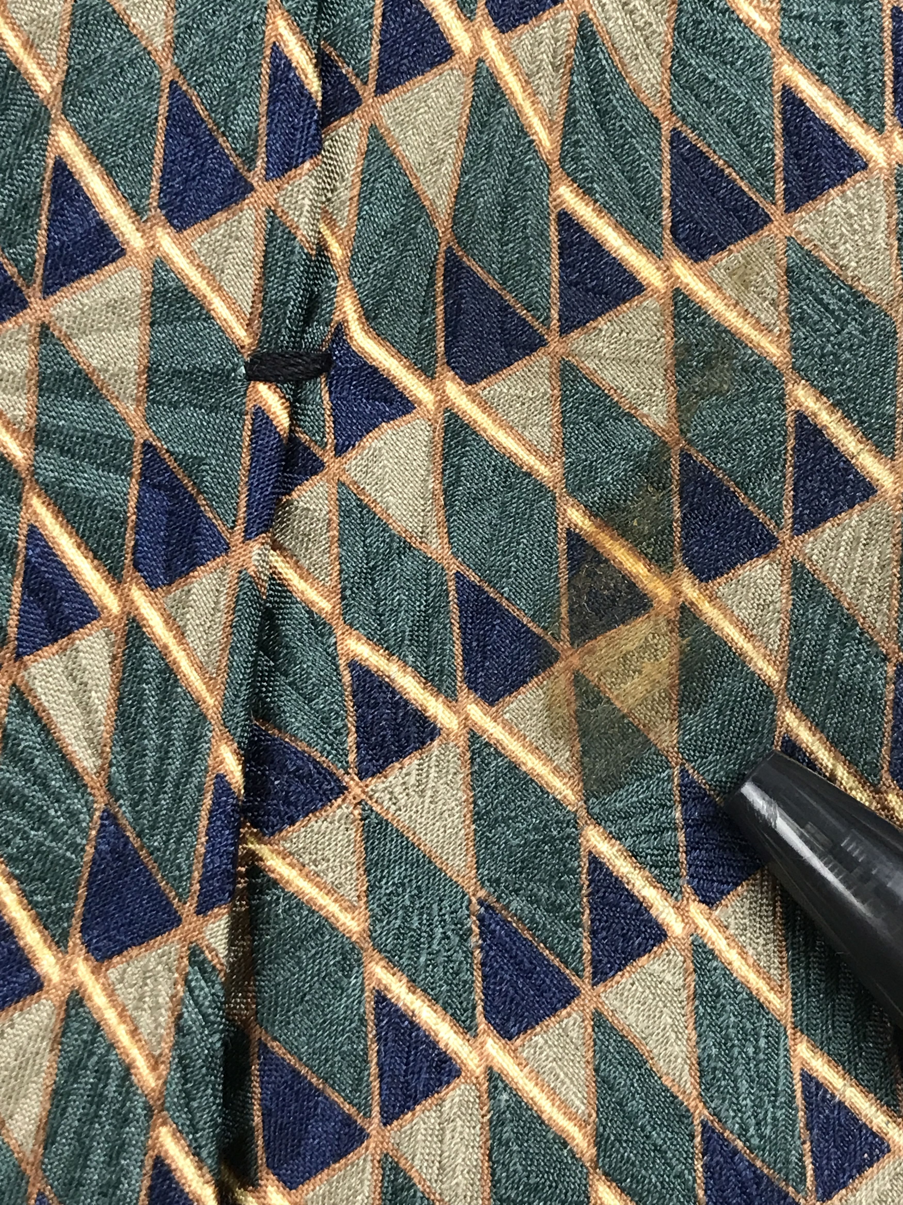 Designer × Vintage Vintage Neo Bill Blass Silk Necktie Size ONE SIZE - 10 Thumbnail