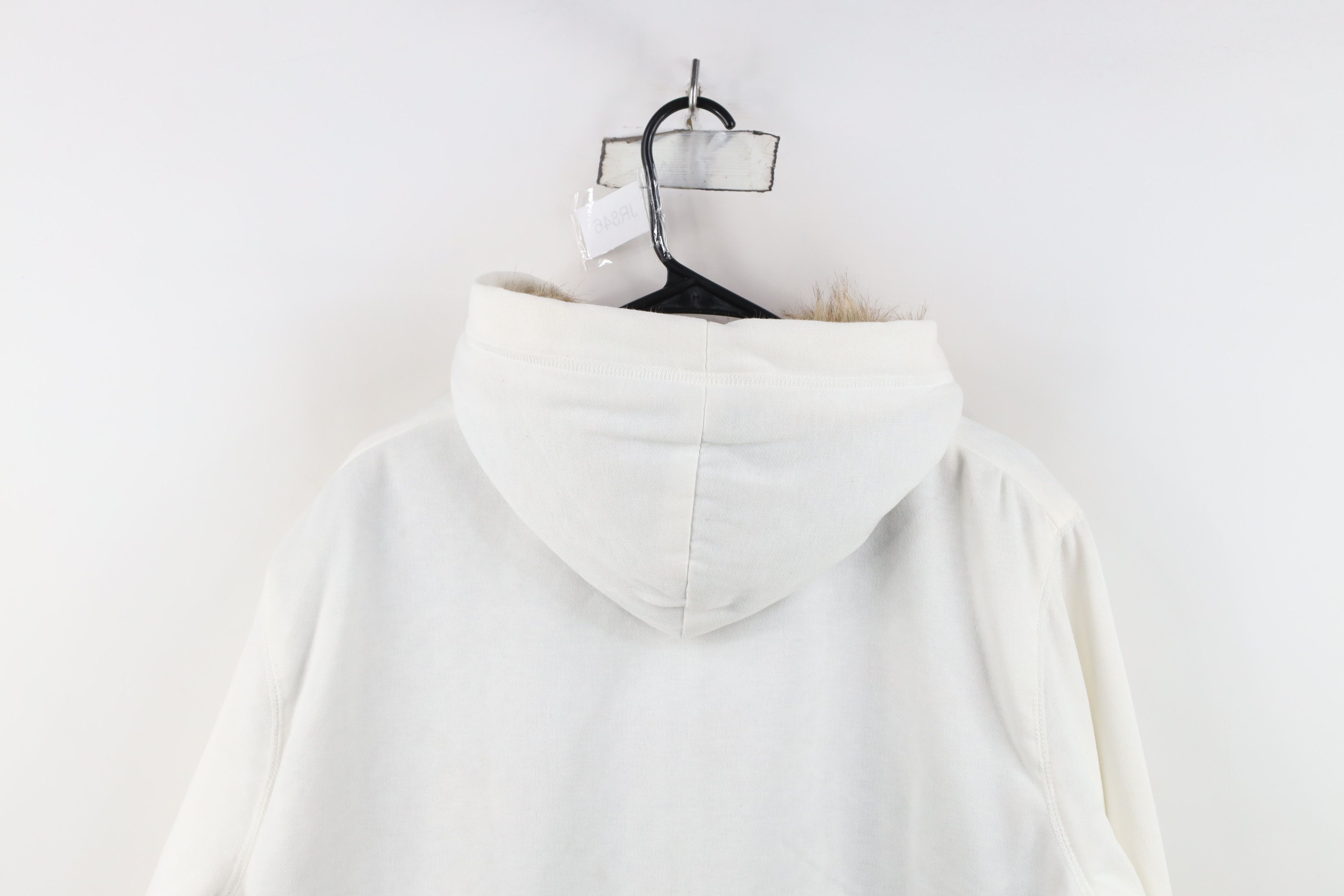Vintage Vinatage Y2K Babydoll Flower Faux Fur Lined Thick Hoodie Size 3XL / US 20-22 - 14 Thumbnail