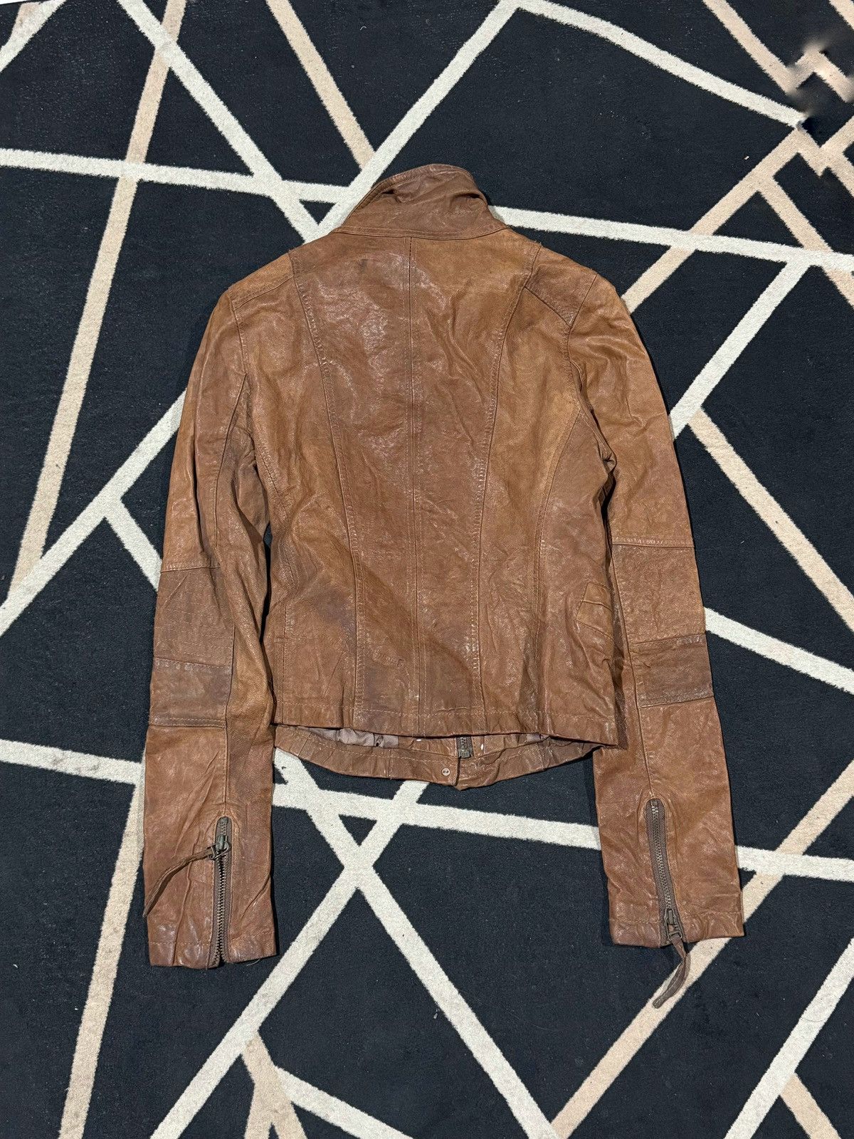 Le Grande Bleu (L.G.B.) Leather Jacket Japanese Brand Goa Styled Size US S / EU 44-46 / 1 - 6 Thumbnail
