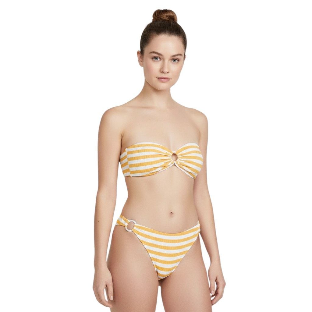 Other Faithfull the Brand Marigold Two-Piece Bikini Set, US2/XS Size ONE SIZE - 1 Thumbnail