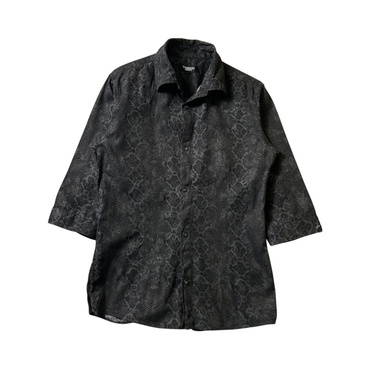 Tornado Mart Tornado Mart Snake Pattern Button Up Shirt Size S / US 4 / IT 40 - 1 Thumbnail