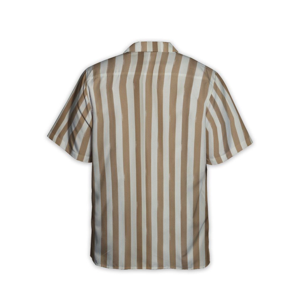 Designer Beige Pequin Shirt – Classic Shirt Size US L / EU 52-54 / 3 - 2 Thumbnail