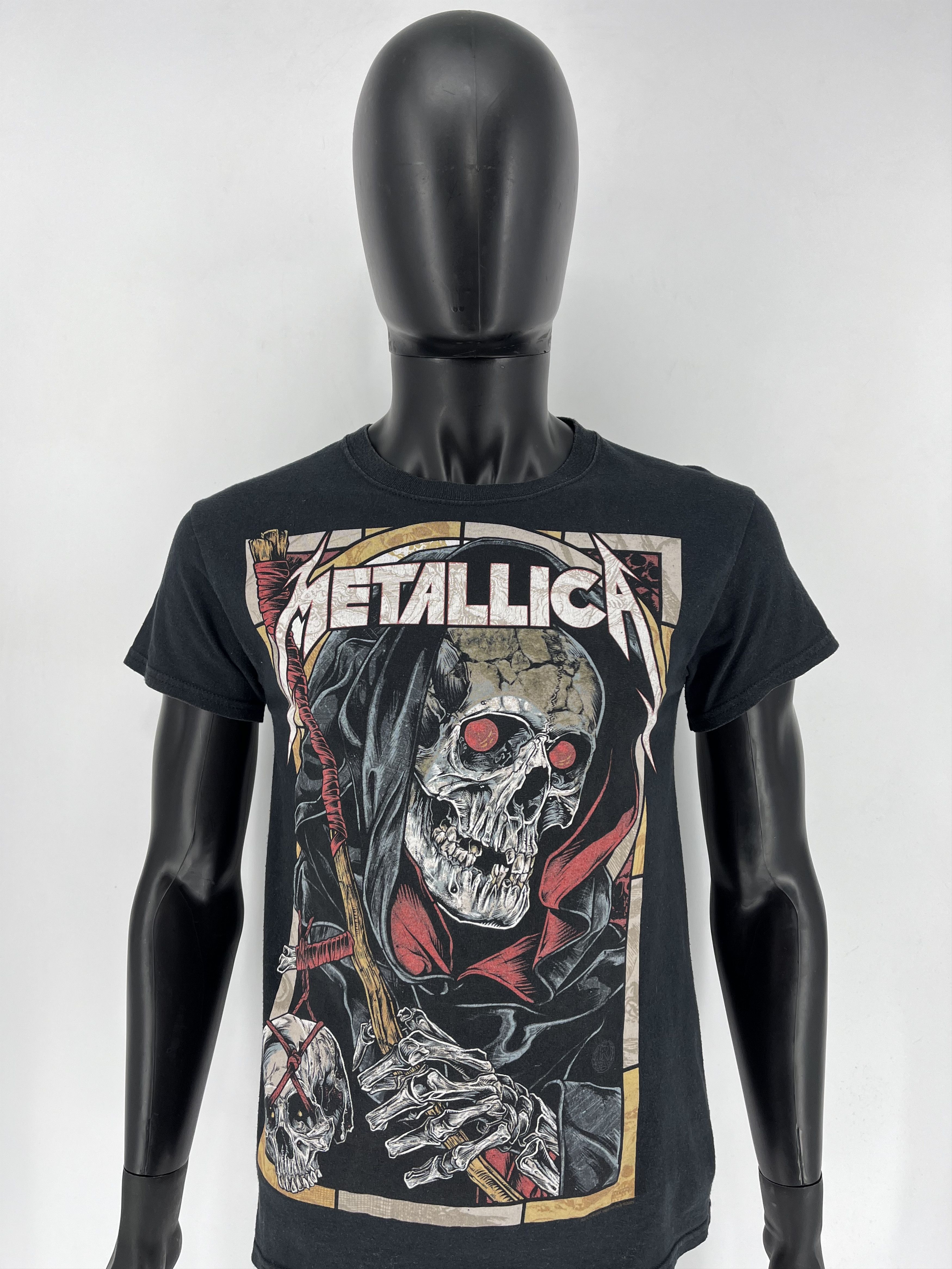 Vintage Vintage Y2K Metallica Skulls Dead Face Band Rock Streetwear Size US S / EU 44-46 / 1 - 1 Thumbnail