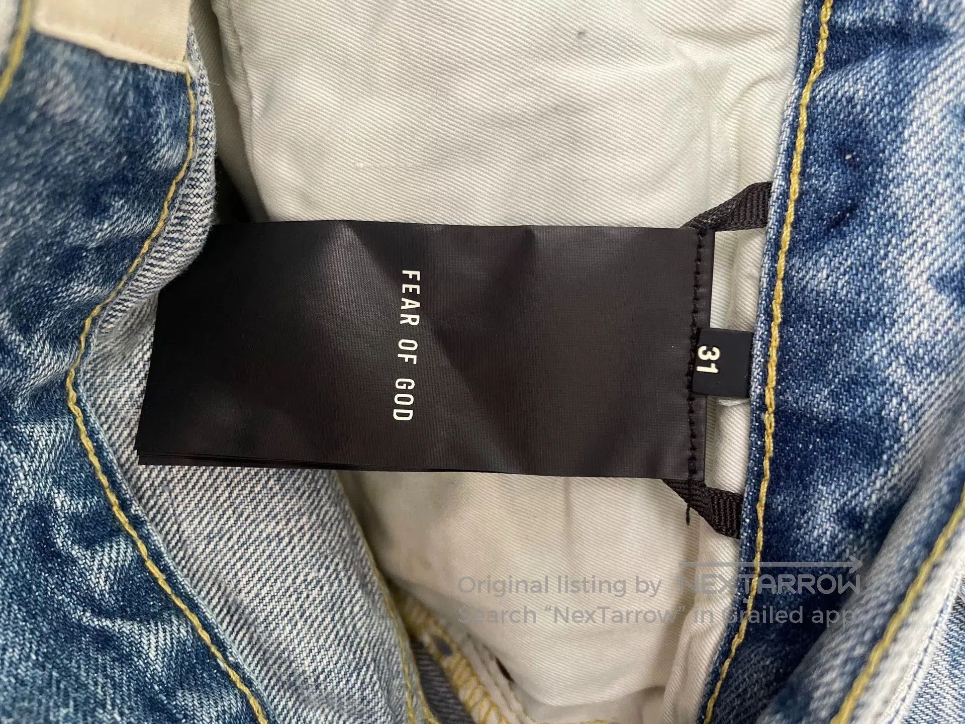 Fear of God Fear of God Season 6 Light Blue Jeans. Size US 31 - 4 Thumbnail