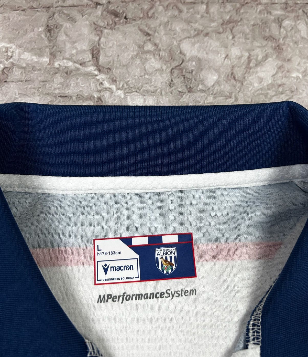 Other Macron West Bromwich Albion Home Soccer Jersey Size US L / EU 52-54 / 3 - 5 Thumbnail
