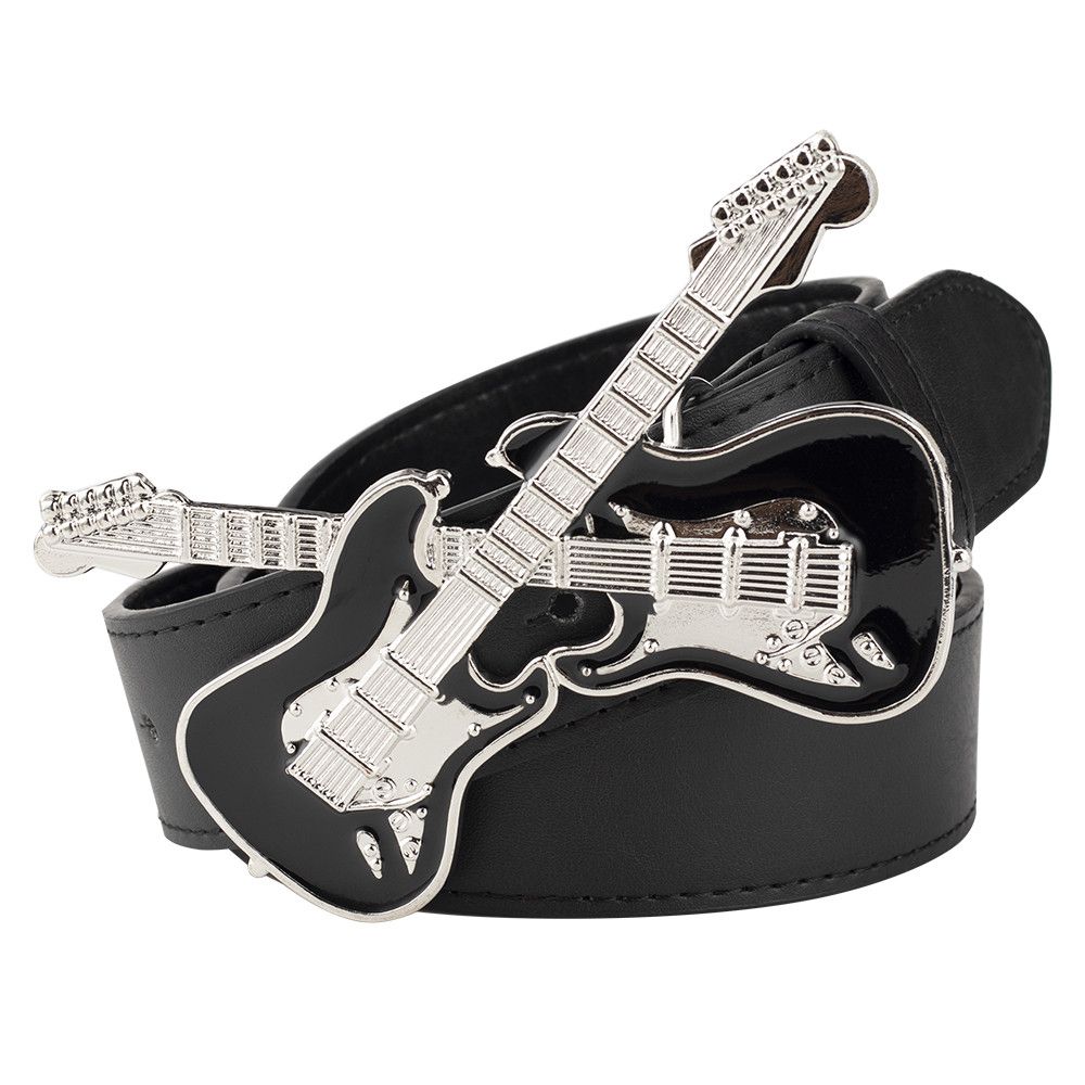 Designer Guitar Punk Vintage Belt Riveted Belts Menswear Accessories Size ONE SIZE - 1 Thumbnail