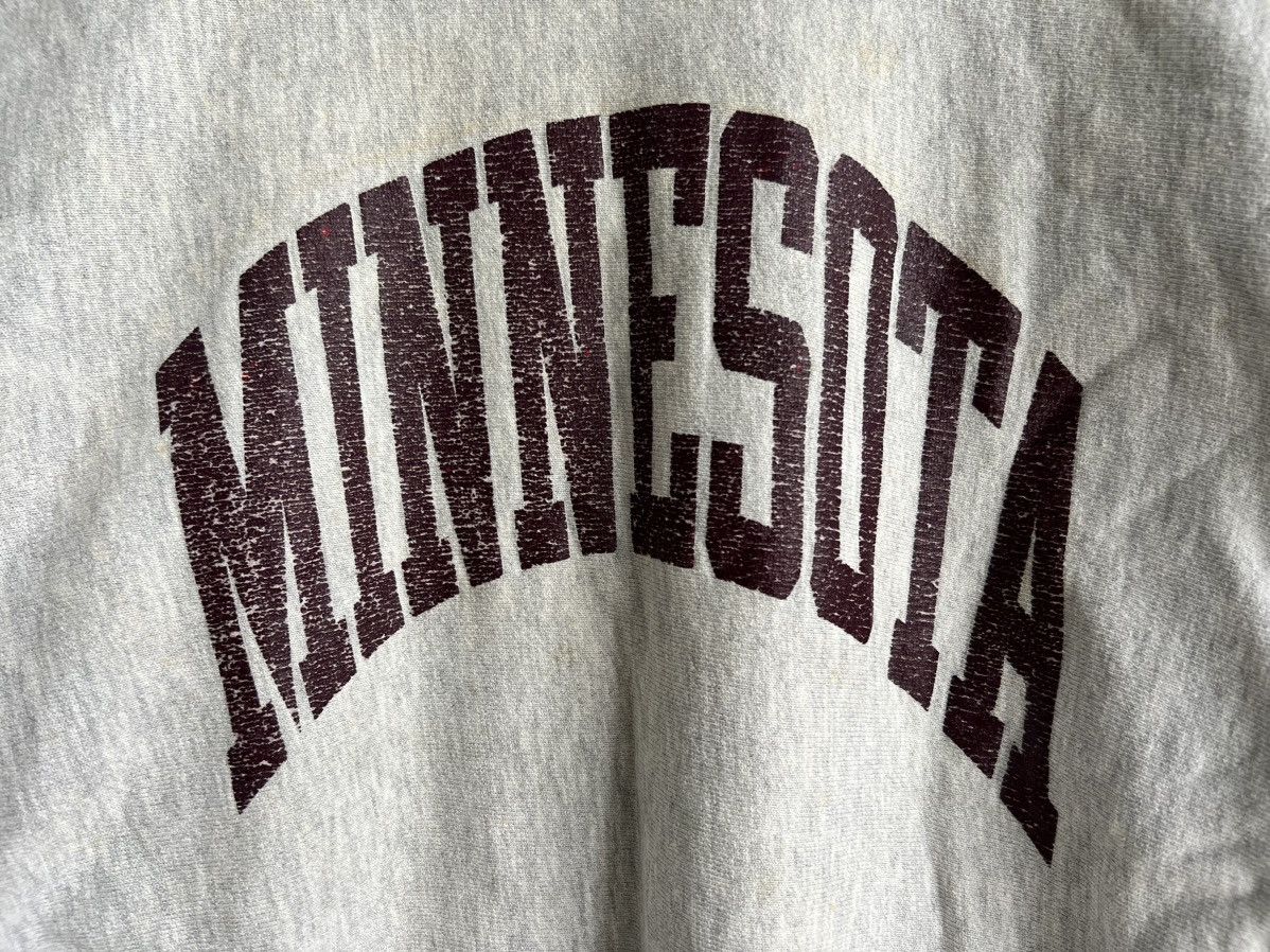 Champion 1990s Champion Reverse Weave Minnesota Distressed Sweatshirt Size US L / EU 52-54 / 3 - 4 Thumbnail