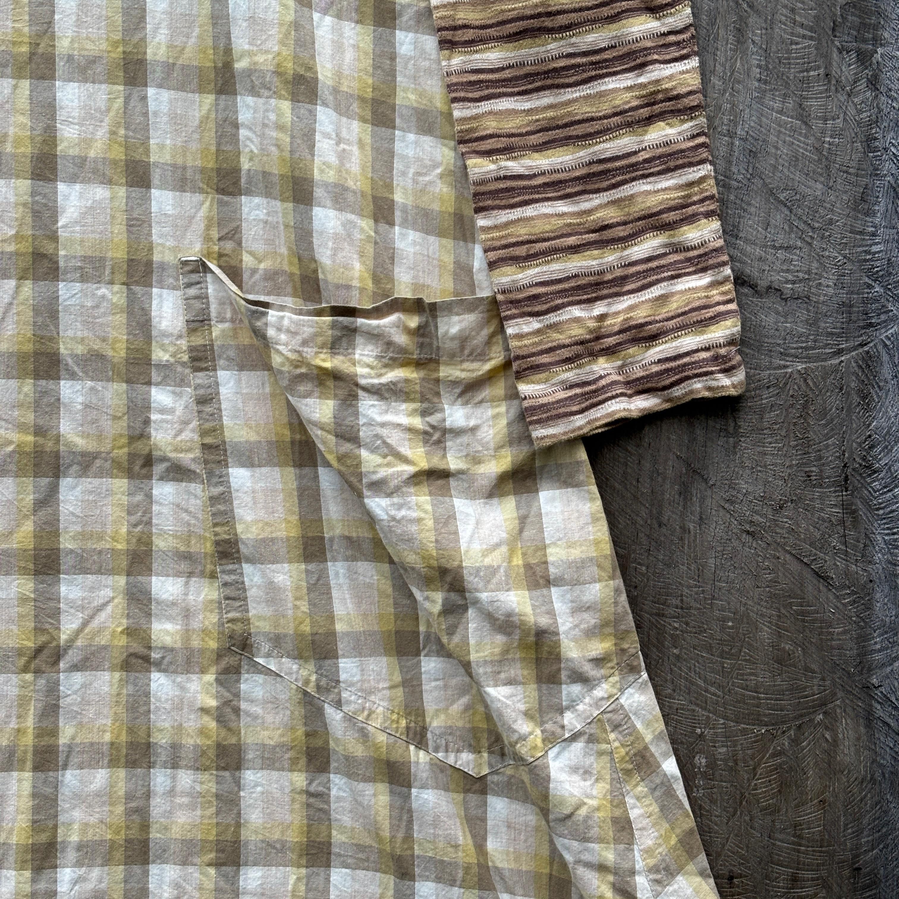 Designer × Hai Sporting Gear × Issey Miyake Vtg 90's Hai Sporting Gear By Issey Miyake Plaid Maxi Dress Size M / US 6-8 / IT 42-44 - 4 Thumbnail