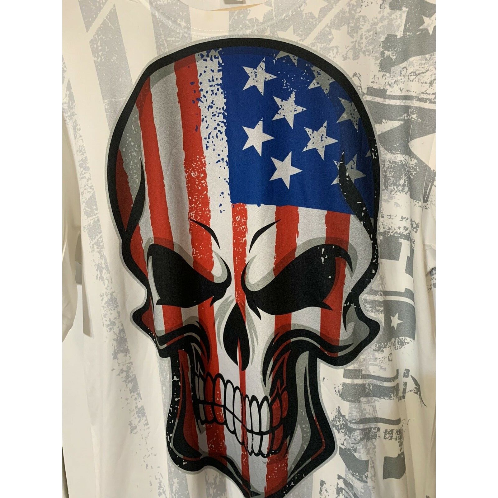 Other Sport Trek American "Red White And Blue Skull" Fancy Sz M No Size US M / EU 48-50 / 2 - 3 Thumbnail