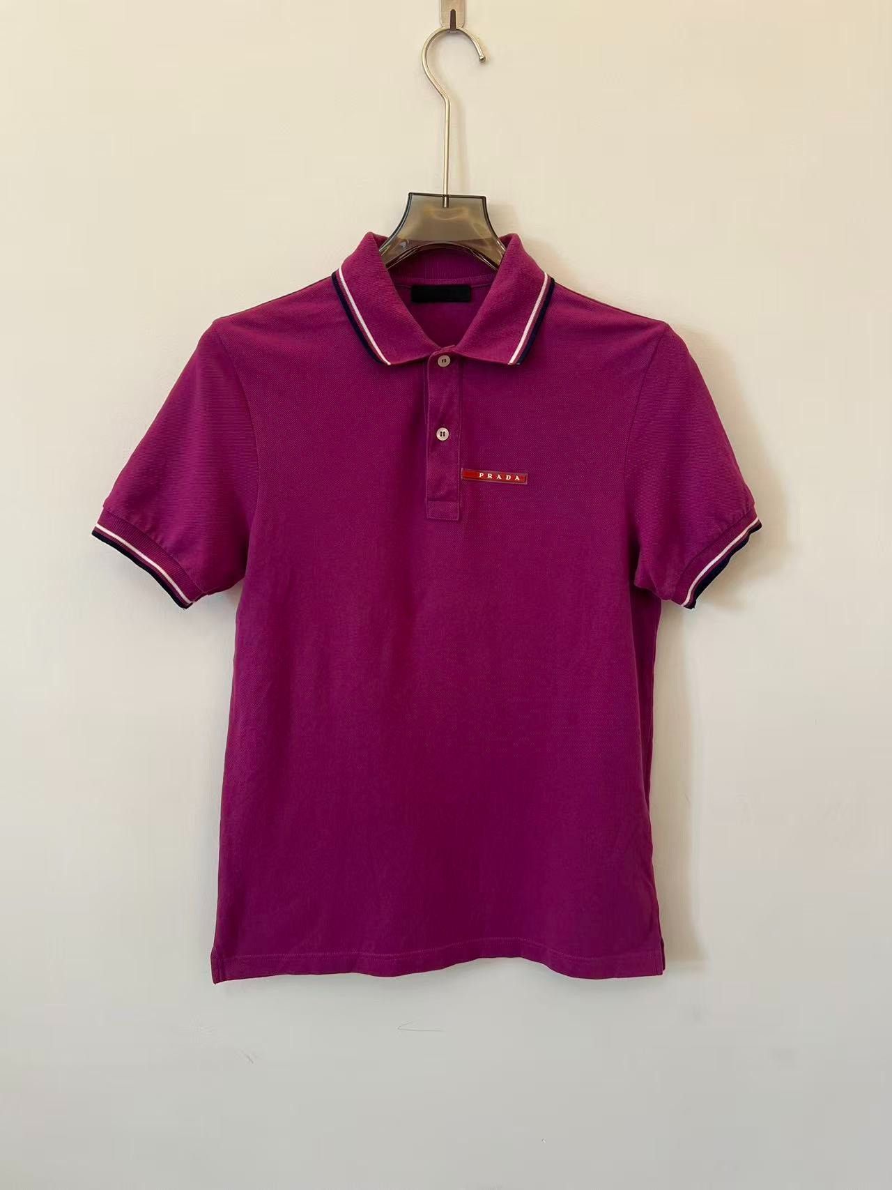 Prada Prada Purple Polo S Men Size US S / EU 44-46 / 1 - 1 Thumbnail