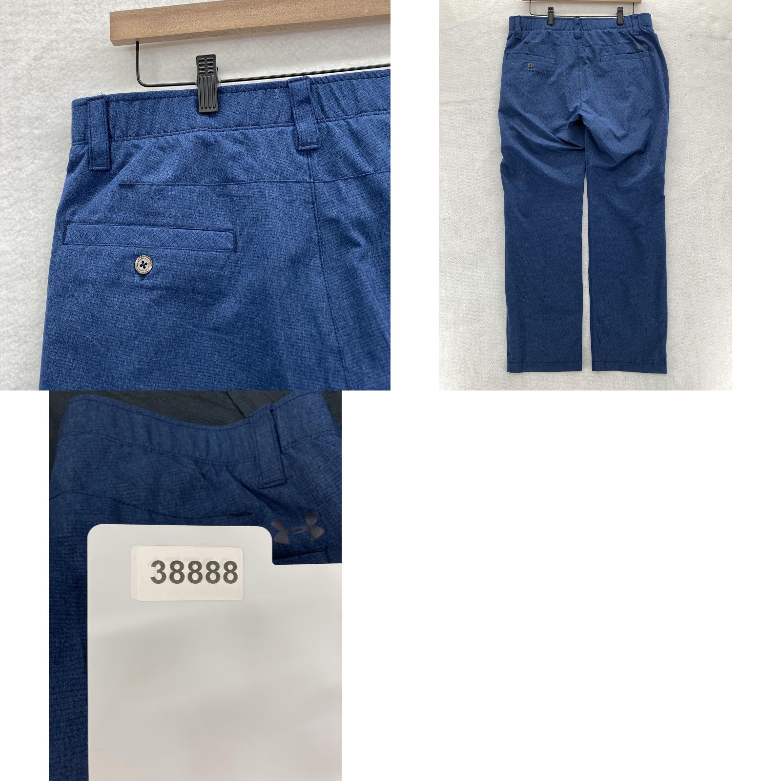 Under Armour Under Armour Golf Pants Mens 34x30 Blue Loose Fit Performance Lightweight Travel Pants Size US 34 / EU 50 - 9 Thumbnail