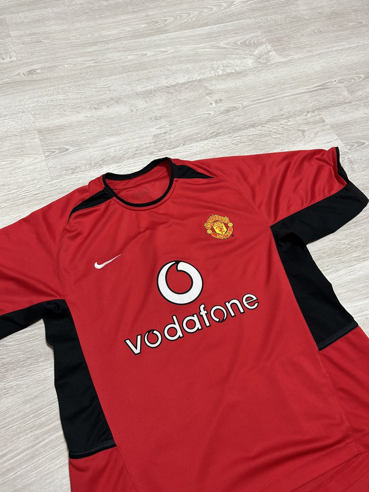 Nike MANCHESTER UNITED 2002/2004 NIKE SOCCER JERSEY #7 BECKHAM Size US S / EU 44-46 / 1 - 7 Thumbnail