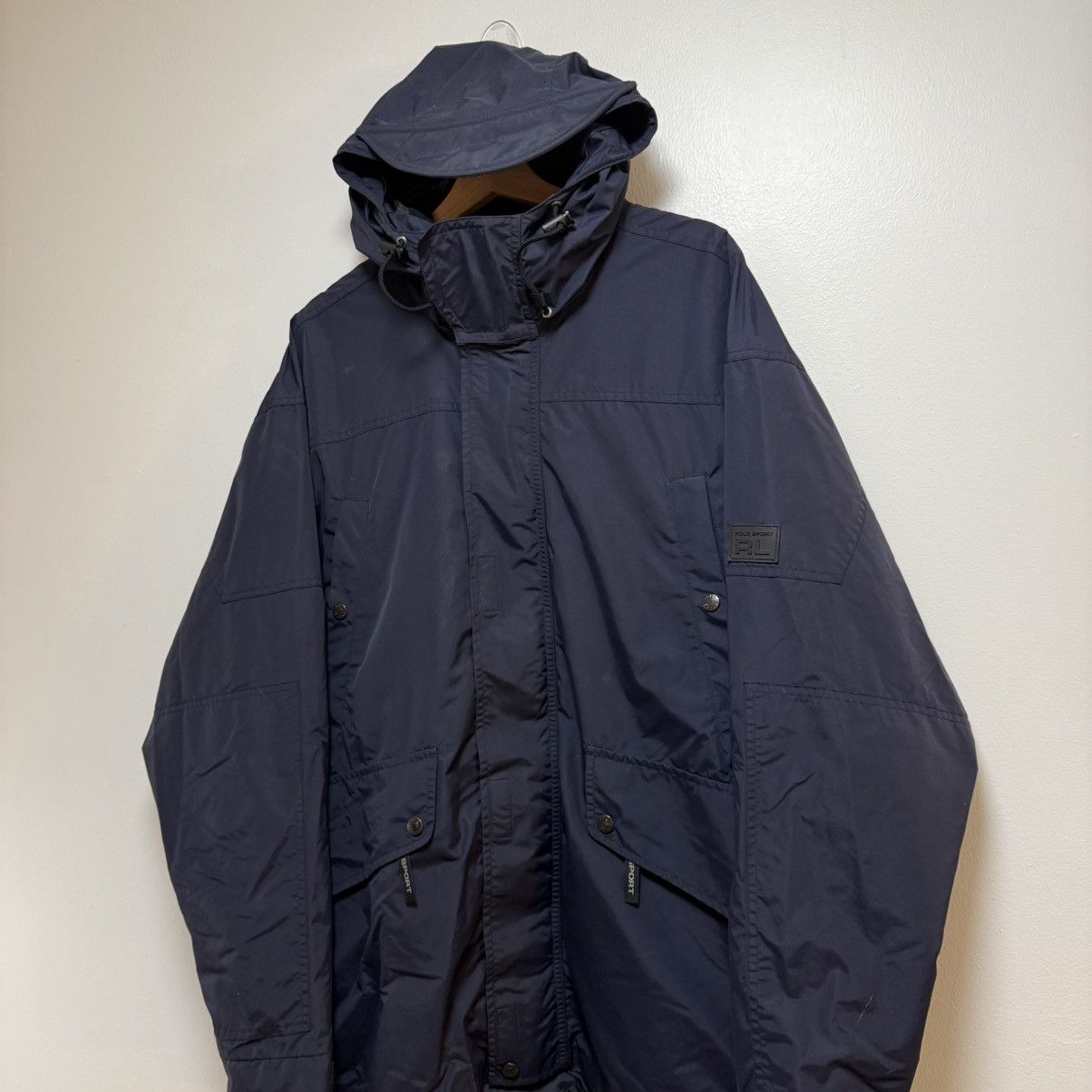 Polo Ralph Lauren Vintage Polo Sport Ralph Lauren Tech Jacket Large Size US L / EU 52-54 / 3 - 4 Thumbnail