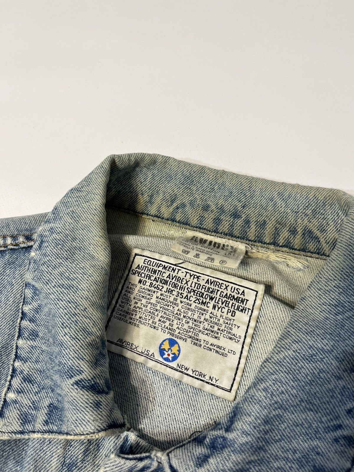 Avirex Rare Vintage Avirex Distreesed Denim Jacket Size US XL / EU 56 / 4 - 8 Thumbnail