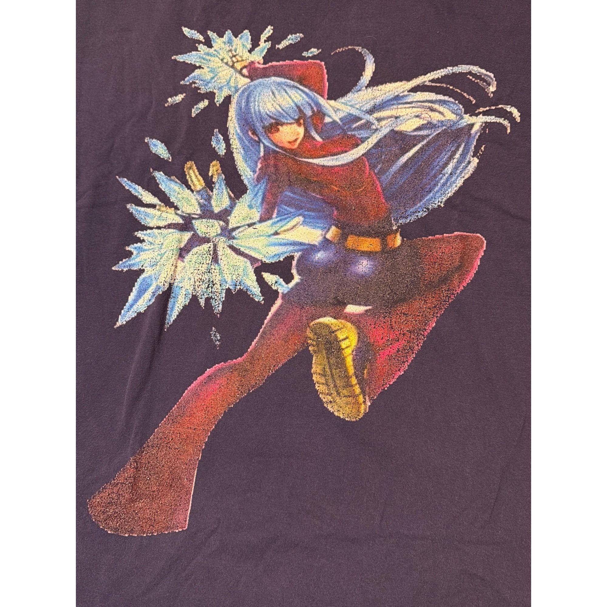 Other Kula Diamond Anime Graphic T Shirt Navy Blue Port & Co 100% Size US XXL / EU 58 / 5 - 2 Thumbnail
