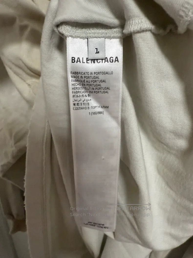 Balenciaga Balenciaga Long Sleeve T-Shirt Size US S / EU 44-46 / 1 - 4 Thumbnail