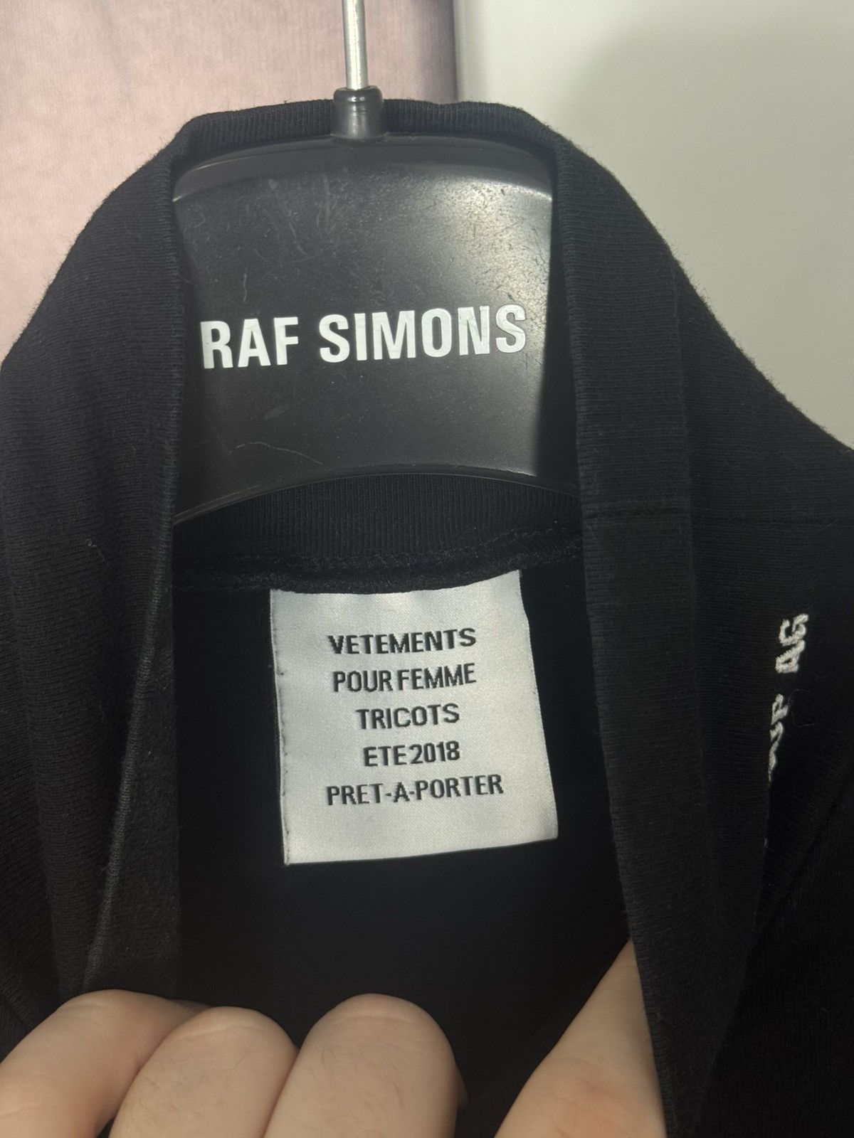 Vetements ✅ Vetements Group Slim Cropped Lonsleeve Black M Size M / US 6-8 / IT 42-44 - 4 Thumbnail