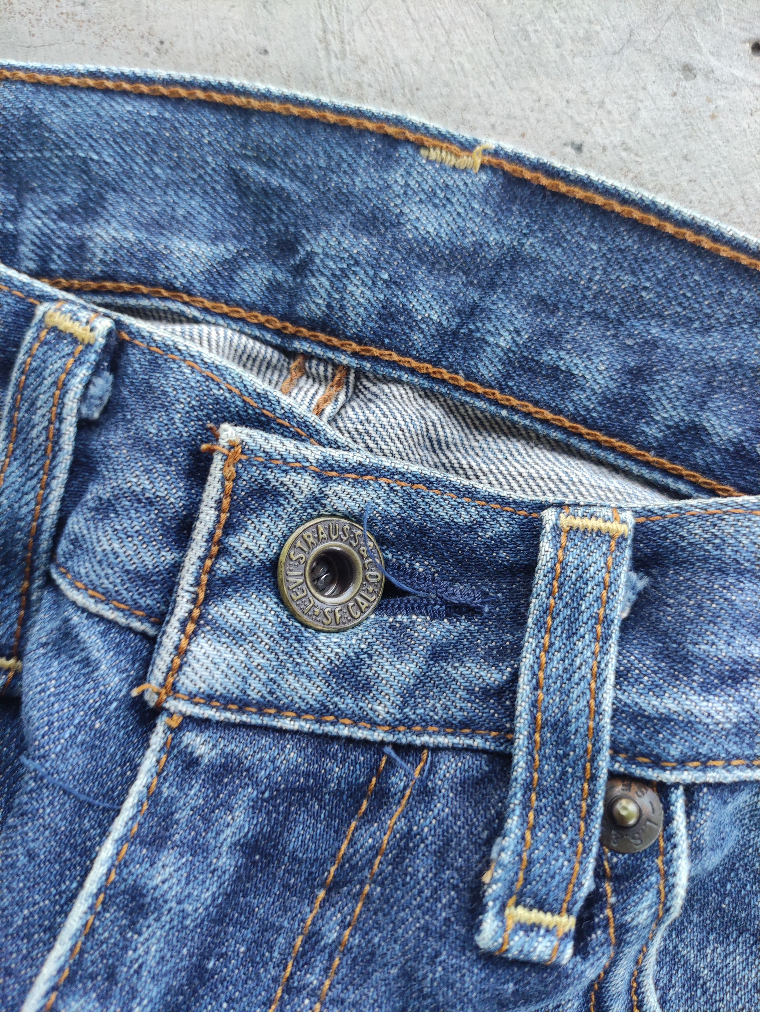 Levi's Vintage Levis 503 Jean Distressed Faded Denim Size 27" / US 4 / IT 40 - 5 Thumbnail