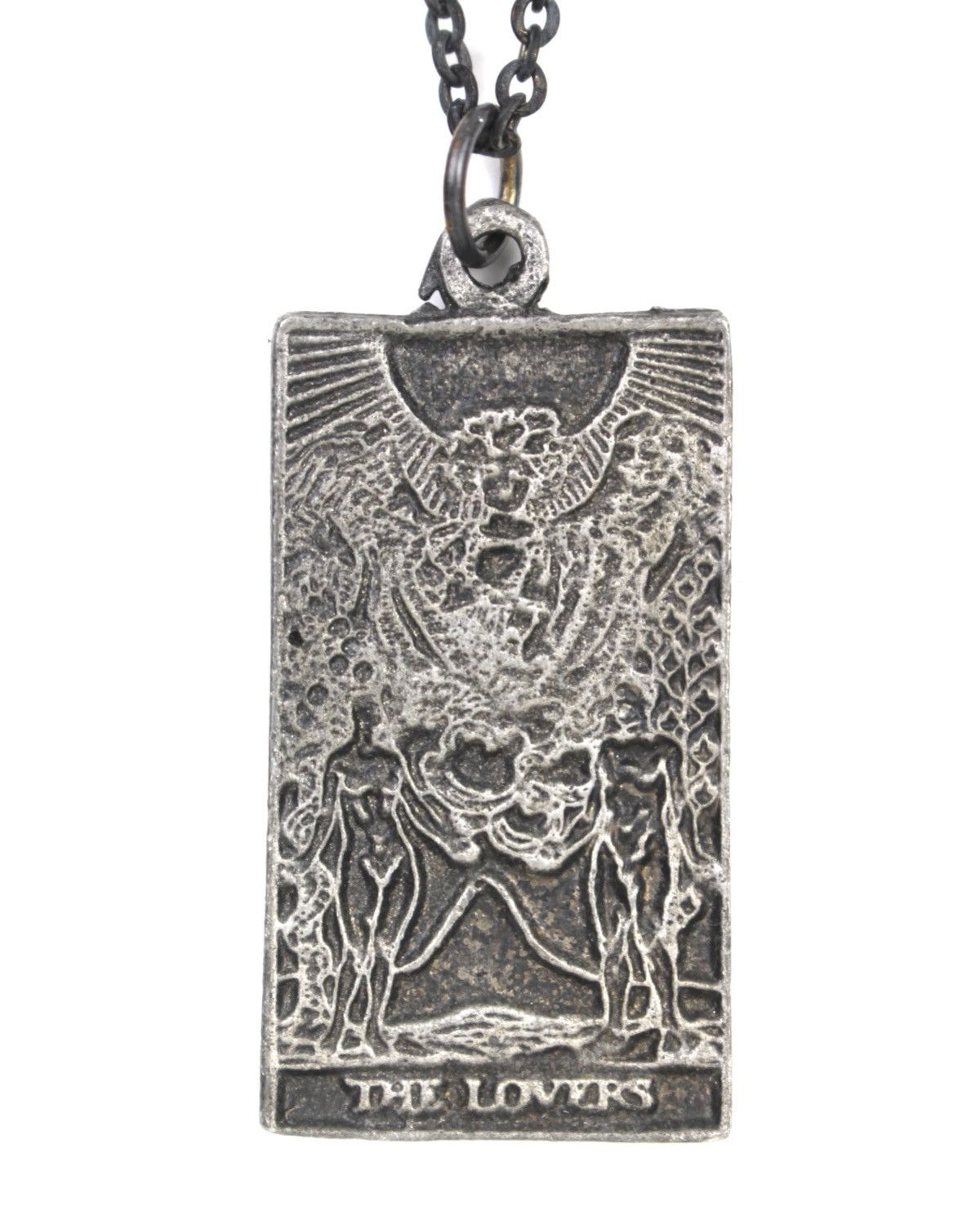 Vintage 2000S JAPANESE MADE THE LOVERS TAROT CARD NECKLACE Size ONE SIZE - 1 Thumbnail