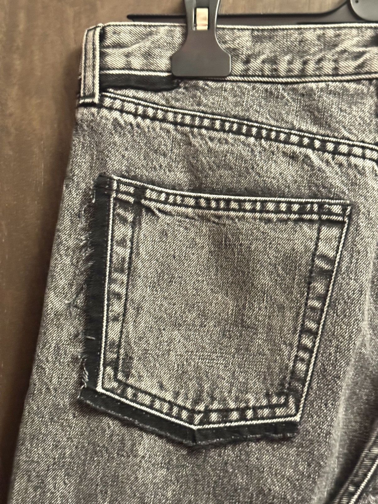 Saint Laurent Paris saint laurent slim denim acid wash pants 31 grey Size US 31 - 11 Thumbnail