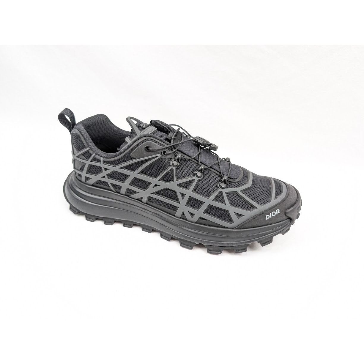 Dior o1rshd1 B31 Rubber Mesh Sneakers in Black Size US 12 / EU 45 - 1 Thumbnail