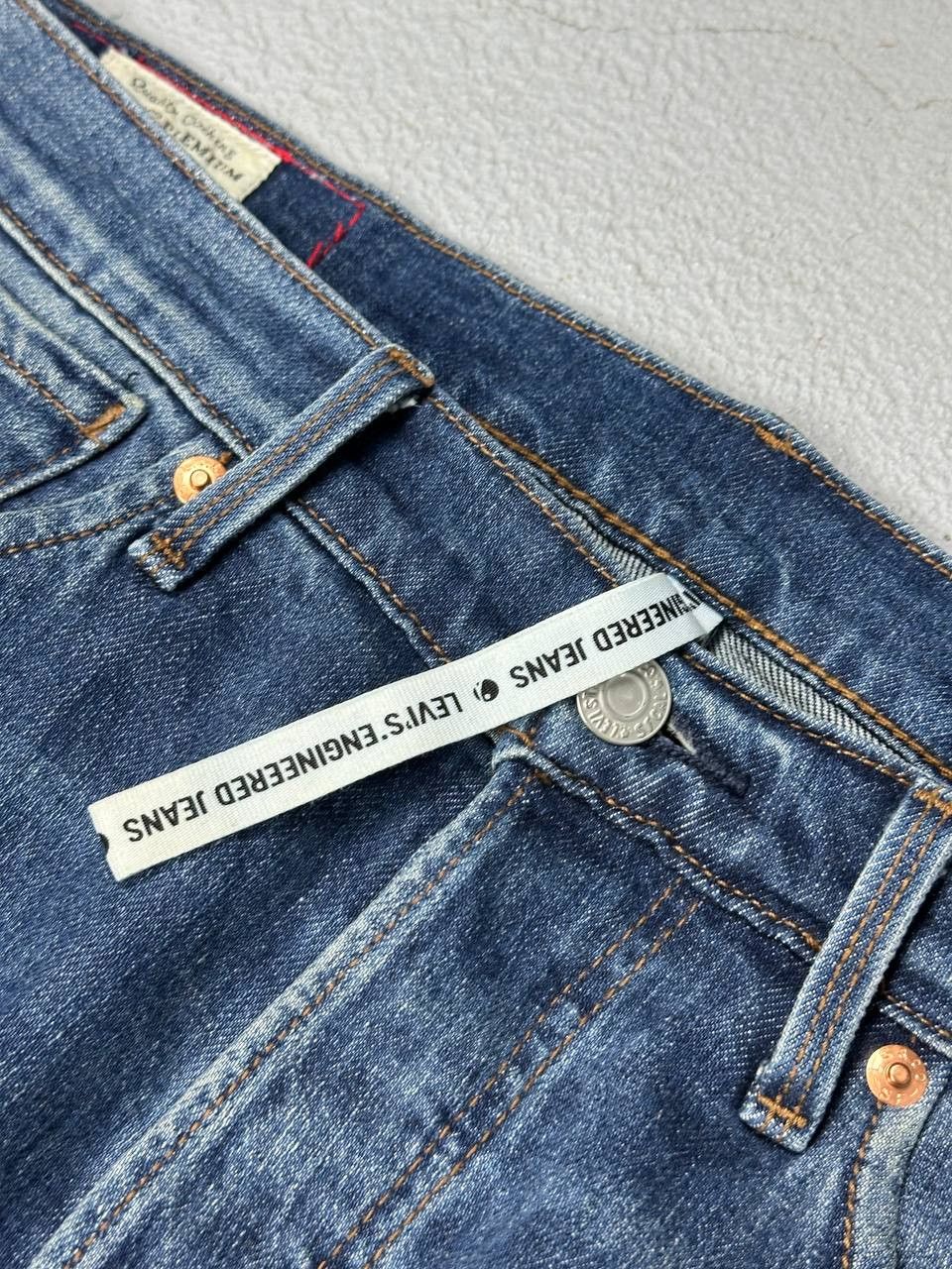 Levi's × Vintage Levi's Engineered Jeans Asymmetrical Denim Jeans Arc Fit Size US 33 - 5 Thumbnail