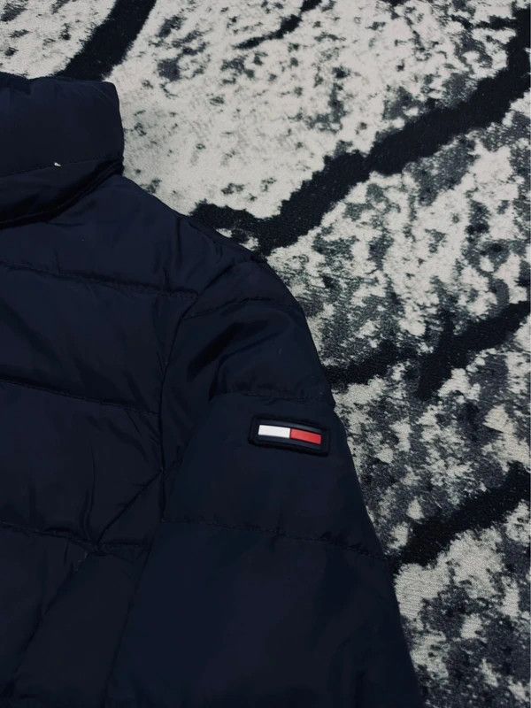 Tommy Hilfiger Tommy Hilfiger navy blue S logo down jacket Size S / US 4 / IT 40 - 4 Thumbnail