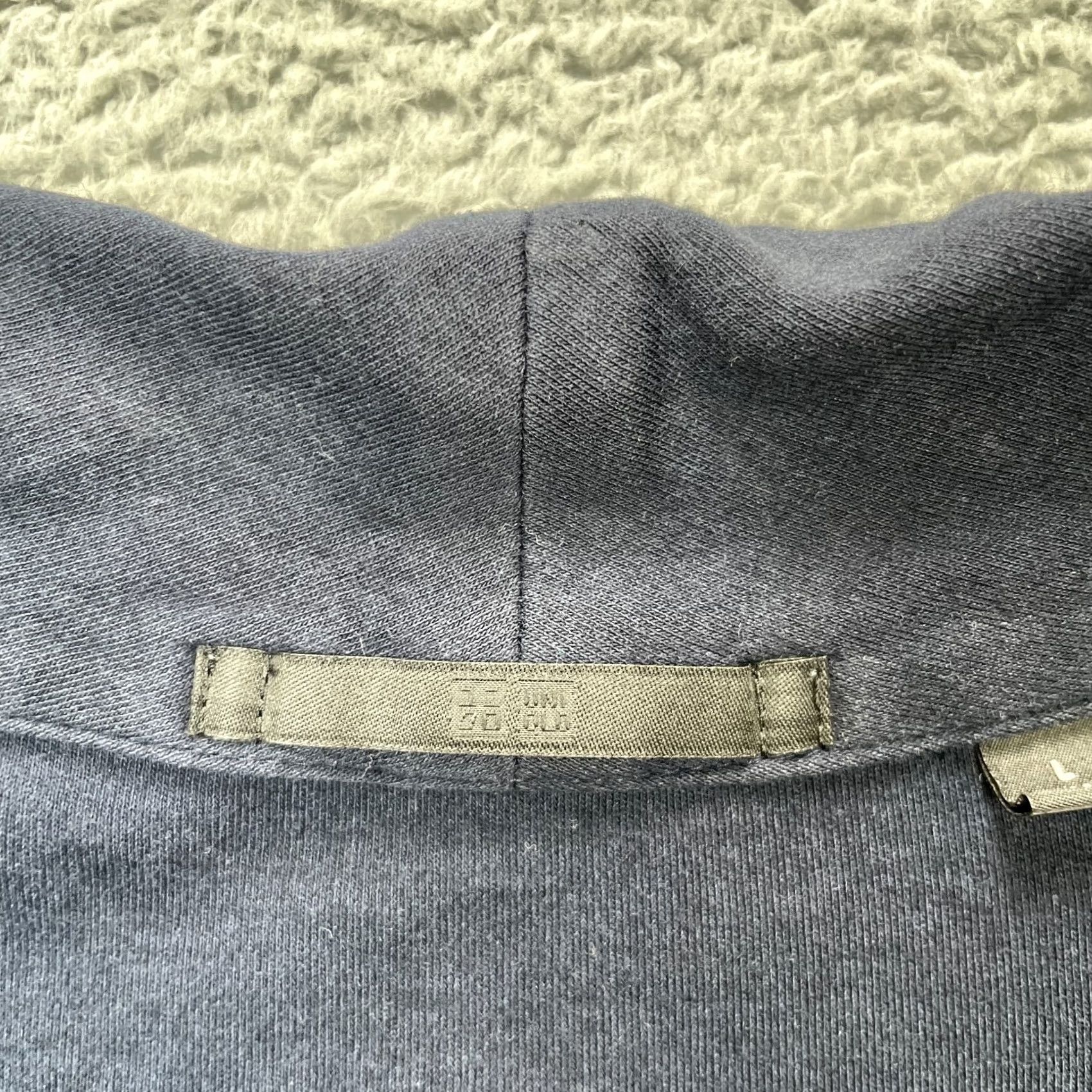 Uniqlo Uniqlo Jacket Womens Large Blue Coat Cotton Stretch Shawl Collar Relaxed Classic Size L / US 10 / IT 46 - 2 Thumbnail