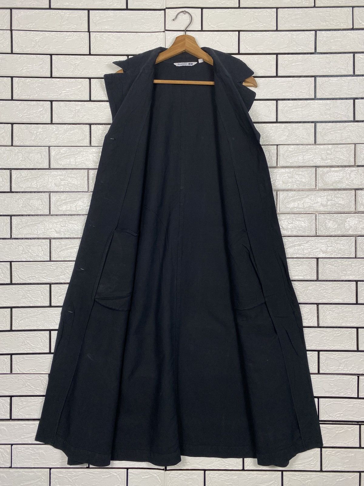 JW Anderson 📌Rich Black Long Jacket Sleeveless Uniqlo JW Anderson Size US M / EU 48-50 / 2 - 15 Thumbnail