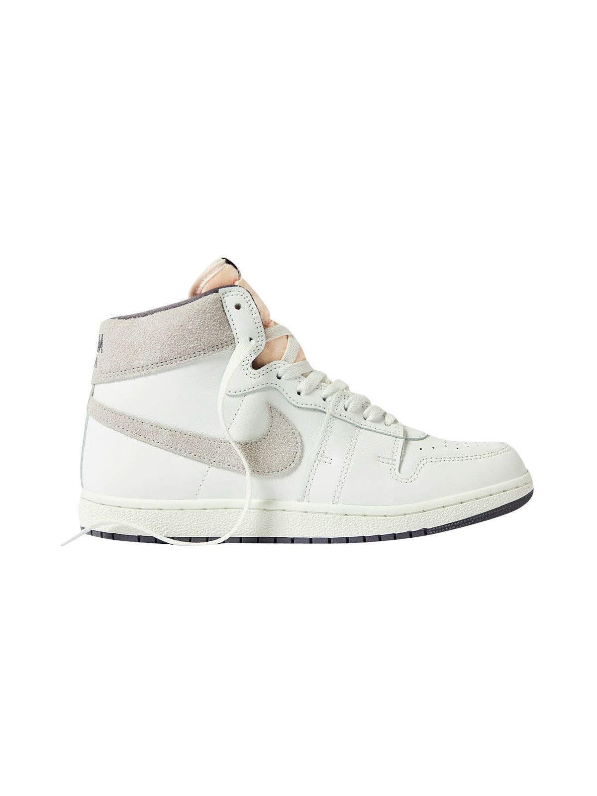 image of Jordan Nike Jordan Air Ship Pe Tech Grey Shoes in White/Grey, Men's (Size 9)