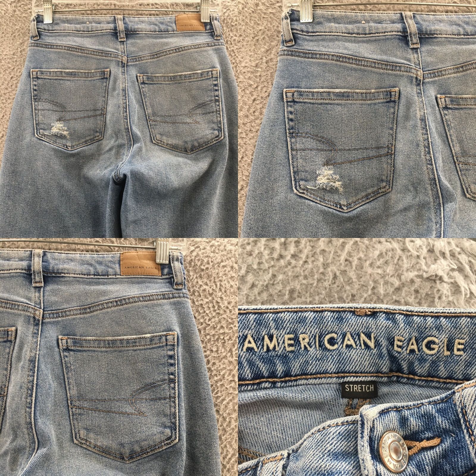 American Eagle Outfitters American Eagle Outfitters Jeans Capri Womens 4 Short 28x25 Blue Denim Zip Stretch Capri Jeans Womens 4 Short Blue Denim Zip Size 27" / US 4 / IT 40 - 9 Thumbnail