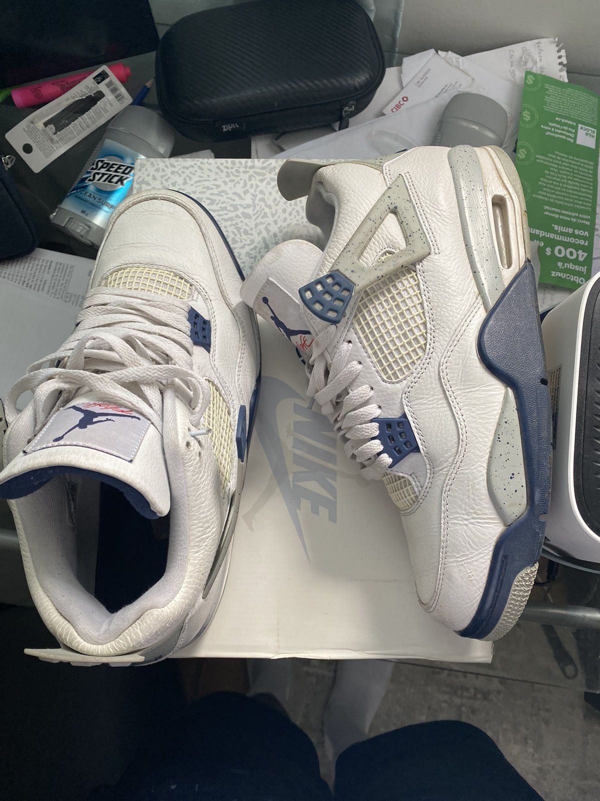 Jordan Brand × Nike Jordan 4 midnight navy Size US 11 / EU 44 - 2 Thumbnail