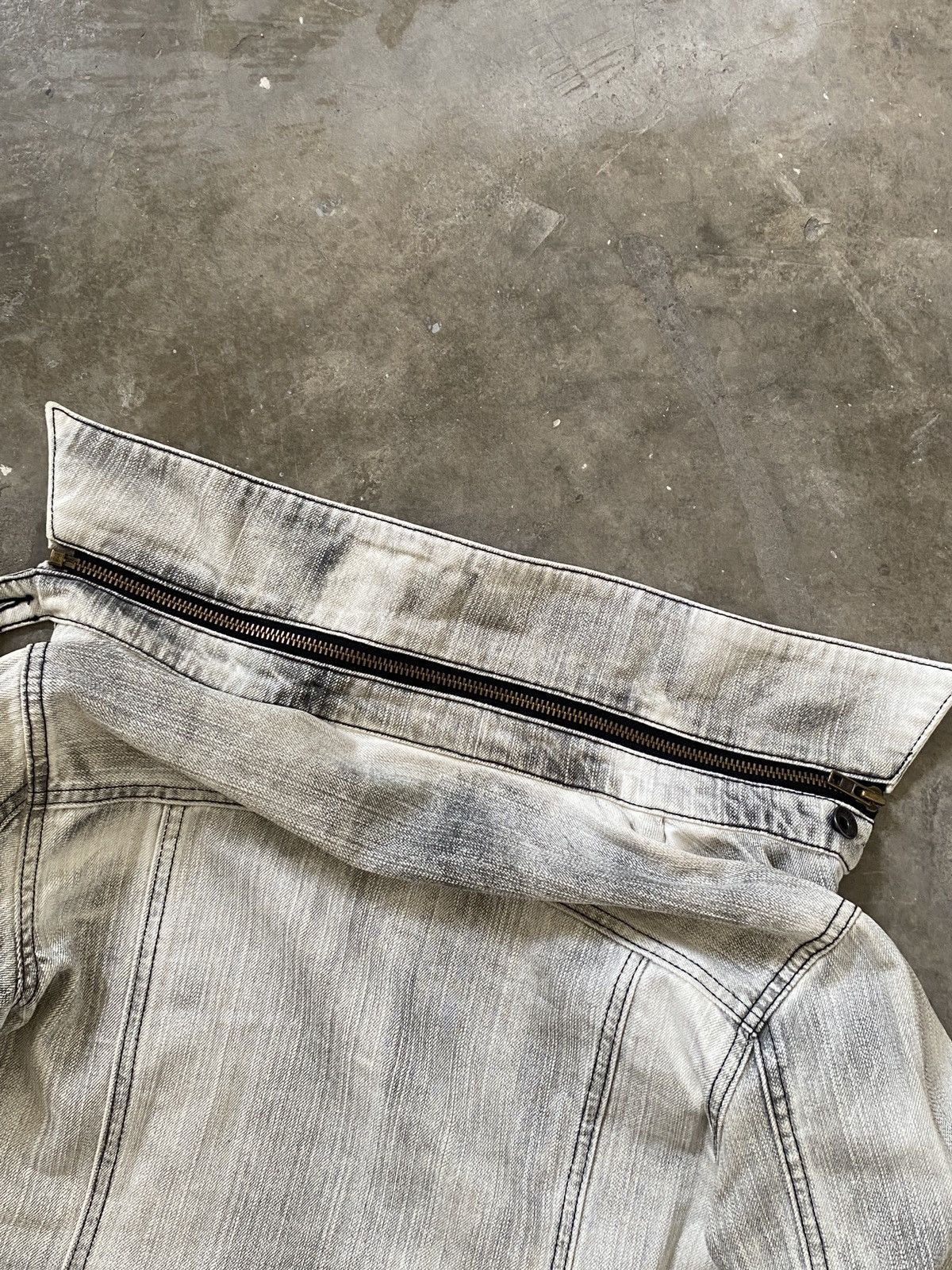 14th Addiction 2000s Buffalo Bobs - Vkei Style Triple Zipper Denim Jacket Size US M / EU 48-50 / 2 - 12 Thumbnail
