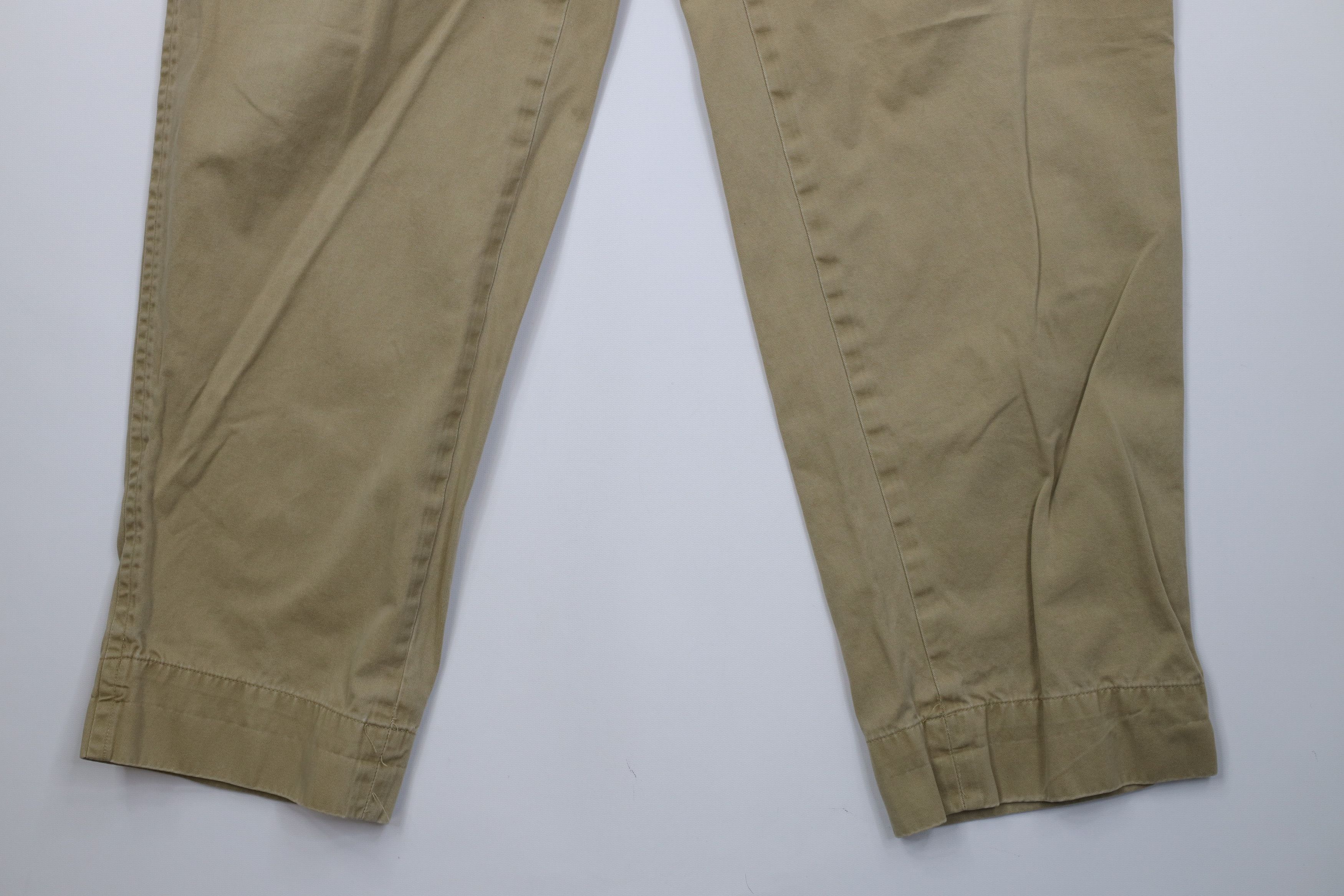 Nautica Vintage 90s Nautica Baggy Pleated Chino Pants Trousers Beige Size US 34 / EU 50 - 4 Thumbnail