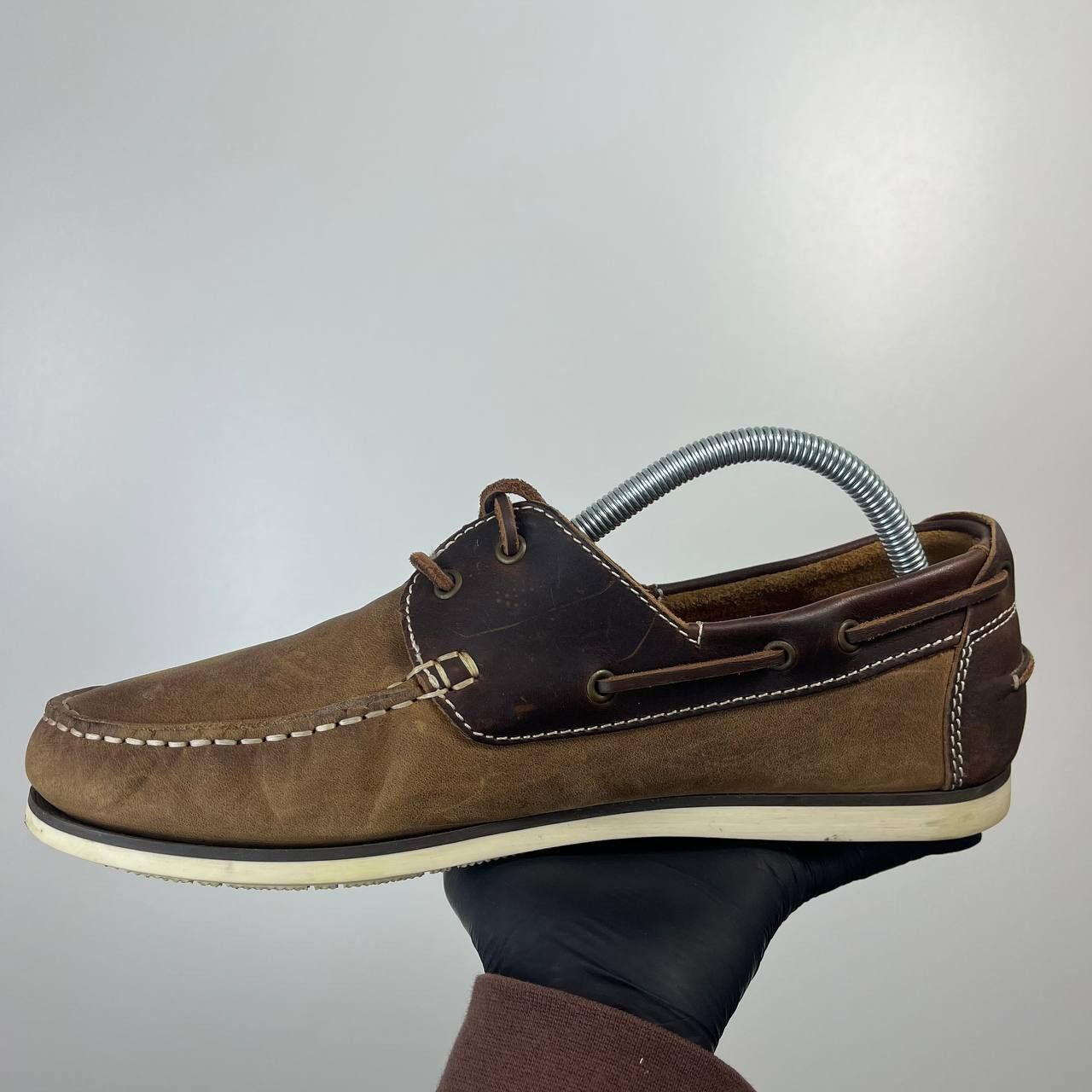 Barbour Barbour Leather Boat Shoes Deck Shoes Mens Size 9 Size US 9 / EU 42 - 3 Thumbnail
