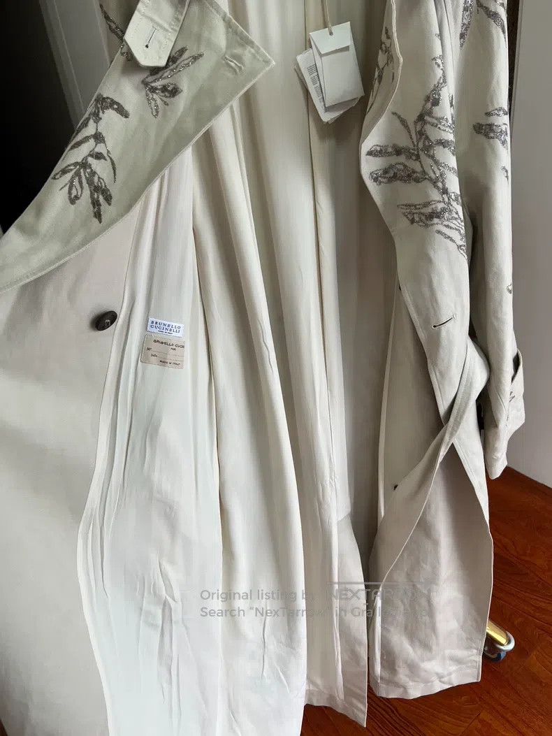 Brunello Cucinelli Brunello Cucinelli 25 Limited Edition Embroidered Long Tre Size XS / US 0-2 / IT 36-38 - 7 Thumbnail