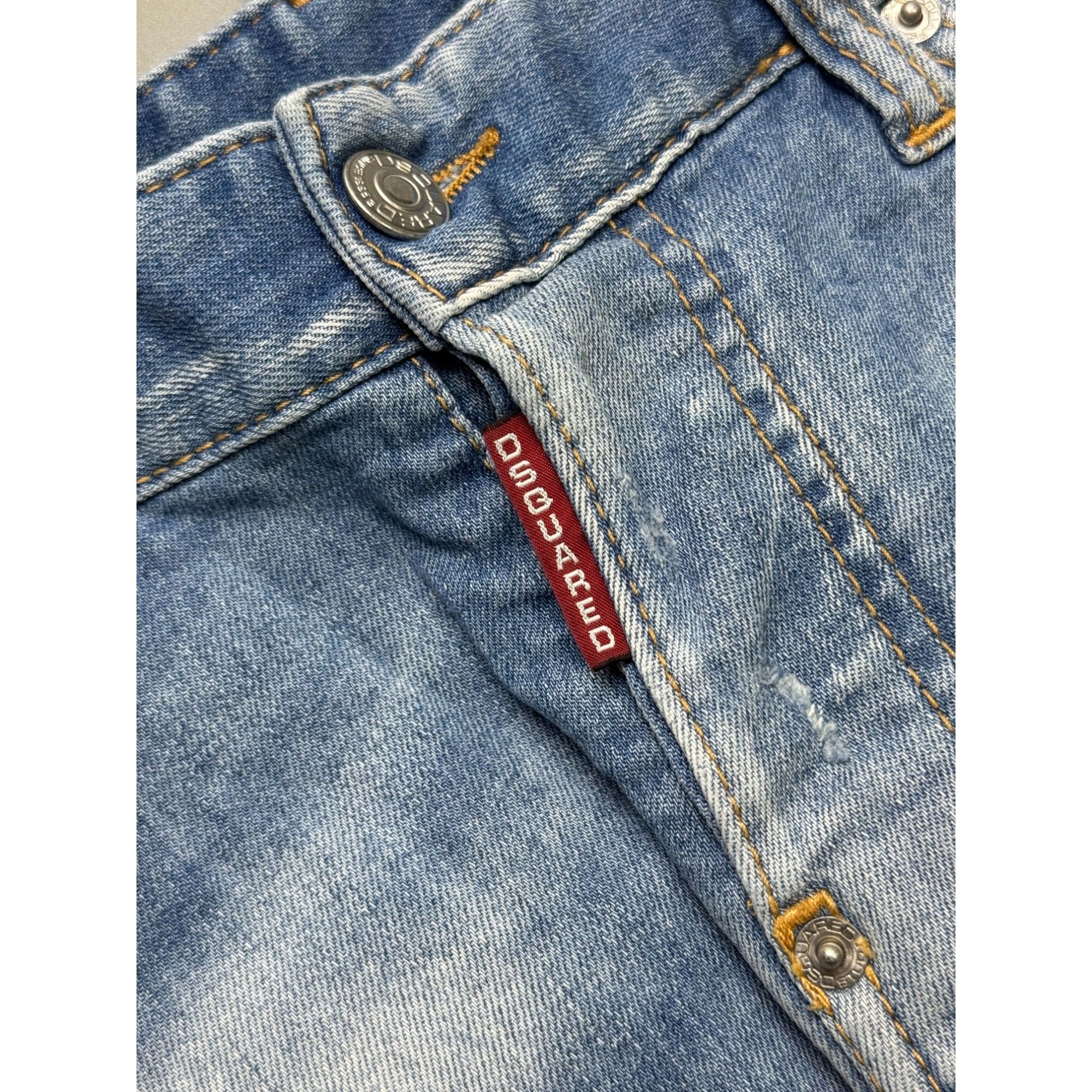 Dsquared2 Dsquared2 Vintage Skinny Distressed Denim Jeans (Y1106) Size US 30 / EU 46 - 8 Thumbnail