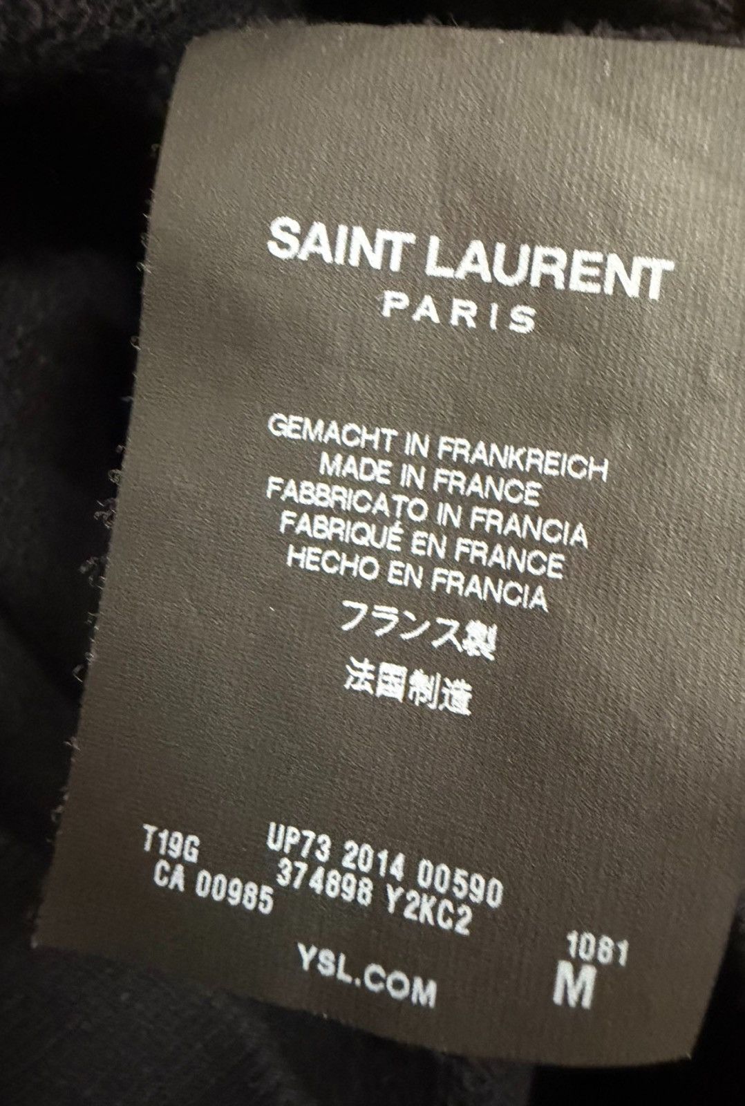 Saint Laurent Paris Saint Laurent 14FW Western Studded Fringe Sweatshirt Size US M / EU 48-50 / 2 - 3 Thumbnail