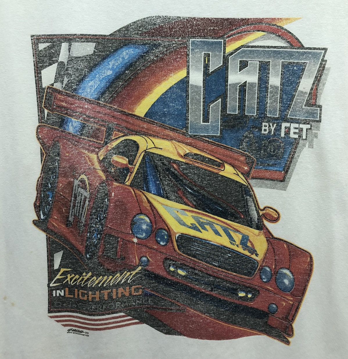 Vintage Vintage Catz By Fet Excitement In Lighting T-Shirt Size US M / EU 48-50 / 2 - 3 Thumbnail
