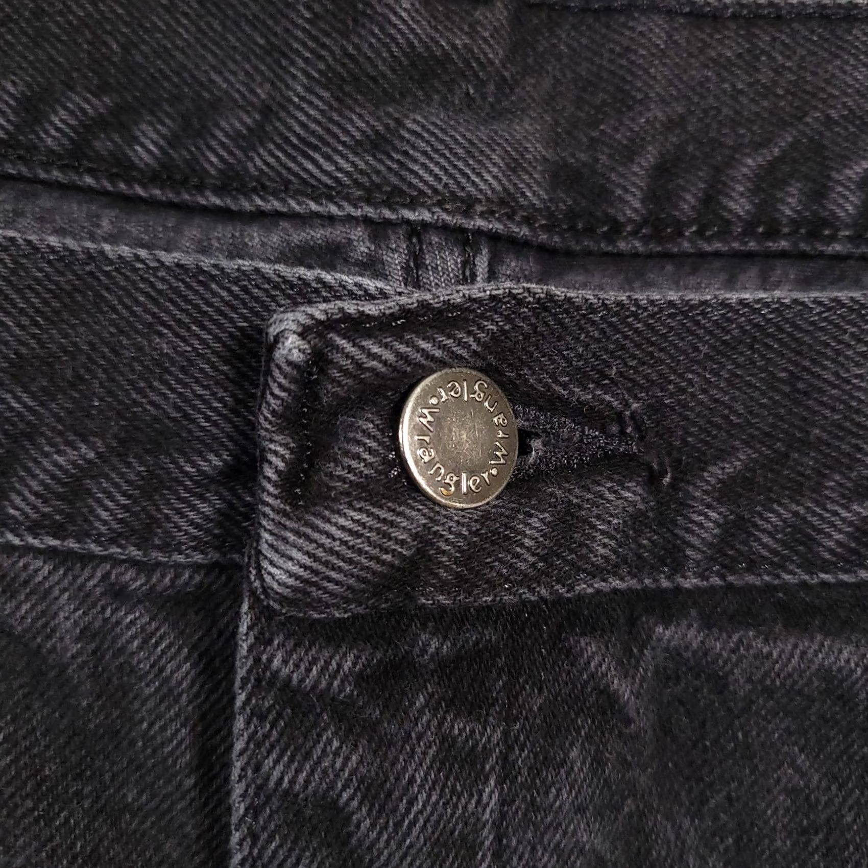 Wrangler VINTAGE Wrangler Jeans Mens 40x32 Black Western Cowboy High Rise Denim Regular Waist 40 Size US 40 / EU 56 - 4 Thumbnail