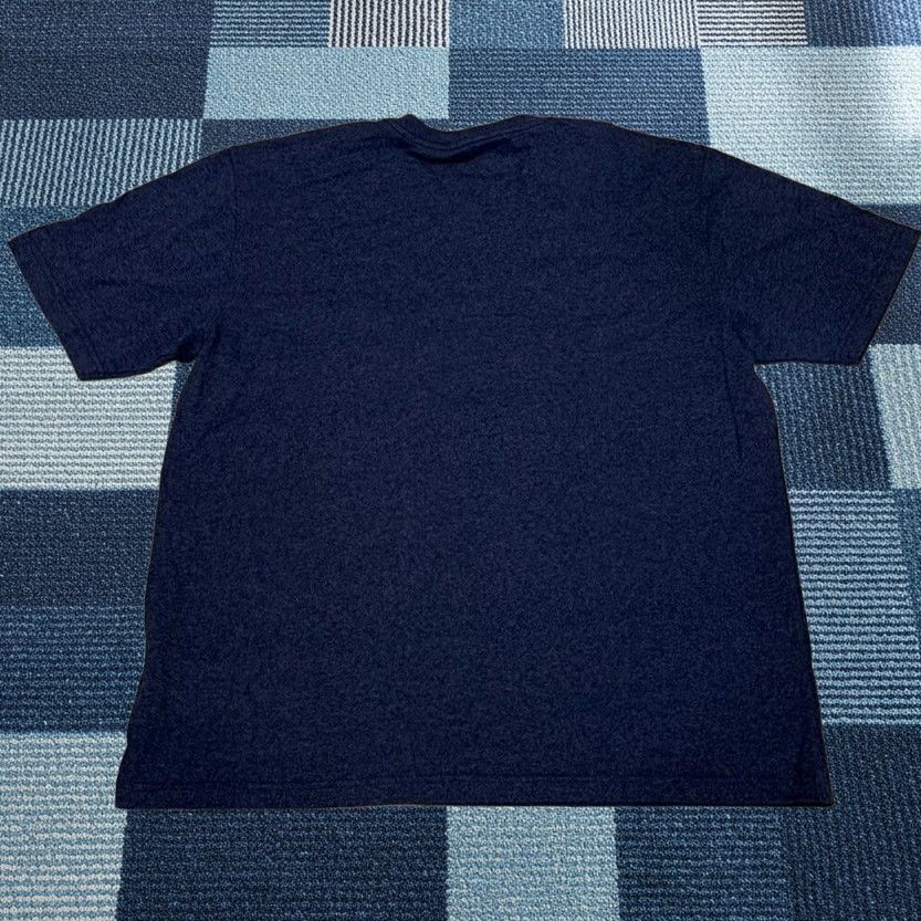 Carhartt VINTAGE Carhartt Shirt Blue Heathered Short Sleeve Pocket T-Shirt K87-M Men's Large Blue 24" Pit to Pit 30" Length Mens Size US L / EU 52-54 / 3 - 1 Thumbnail
