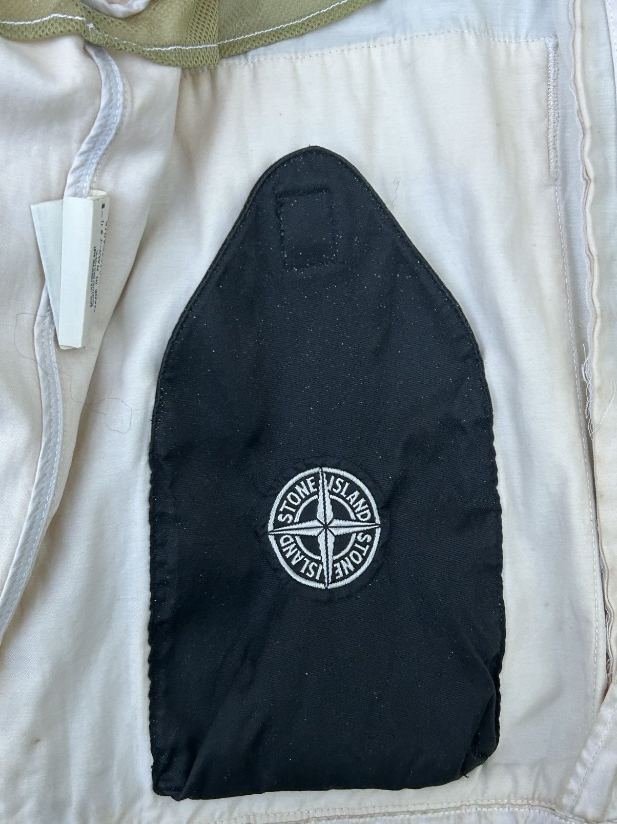 Stone Island Stone island SS1995 Raso Gommato White Multi Pocket Jacket Size US M / EU 48-50 / 2 - 12 Thumbnail