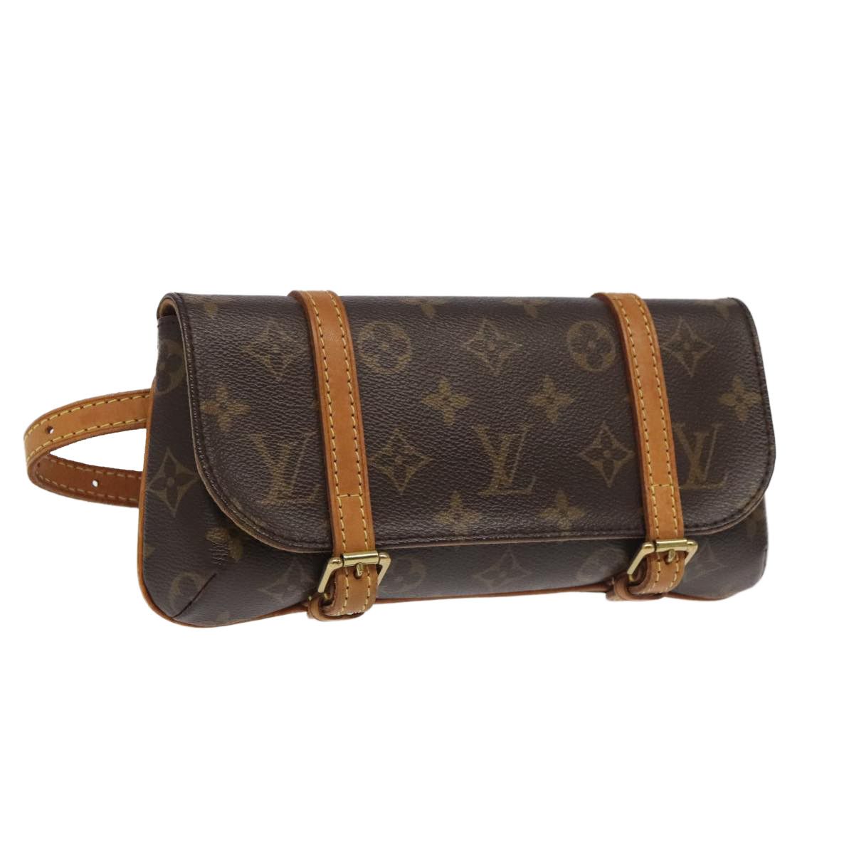 Louis Vuitton Marelle Brown Canvas Shoulder Bag (Pre-Owned) Size ONE SIZE - 1 Thumbnail